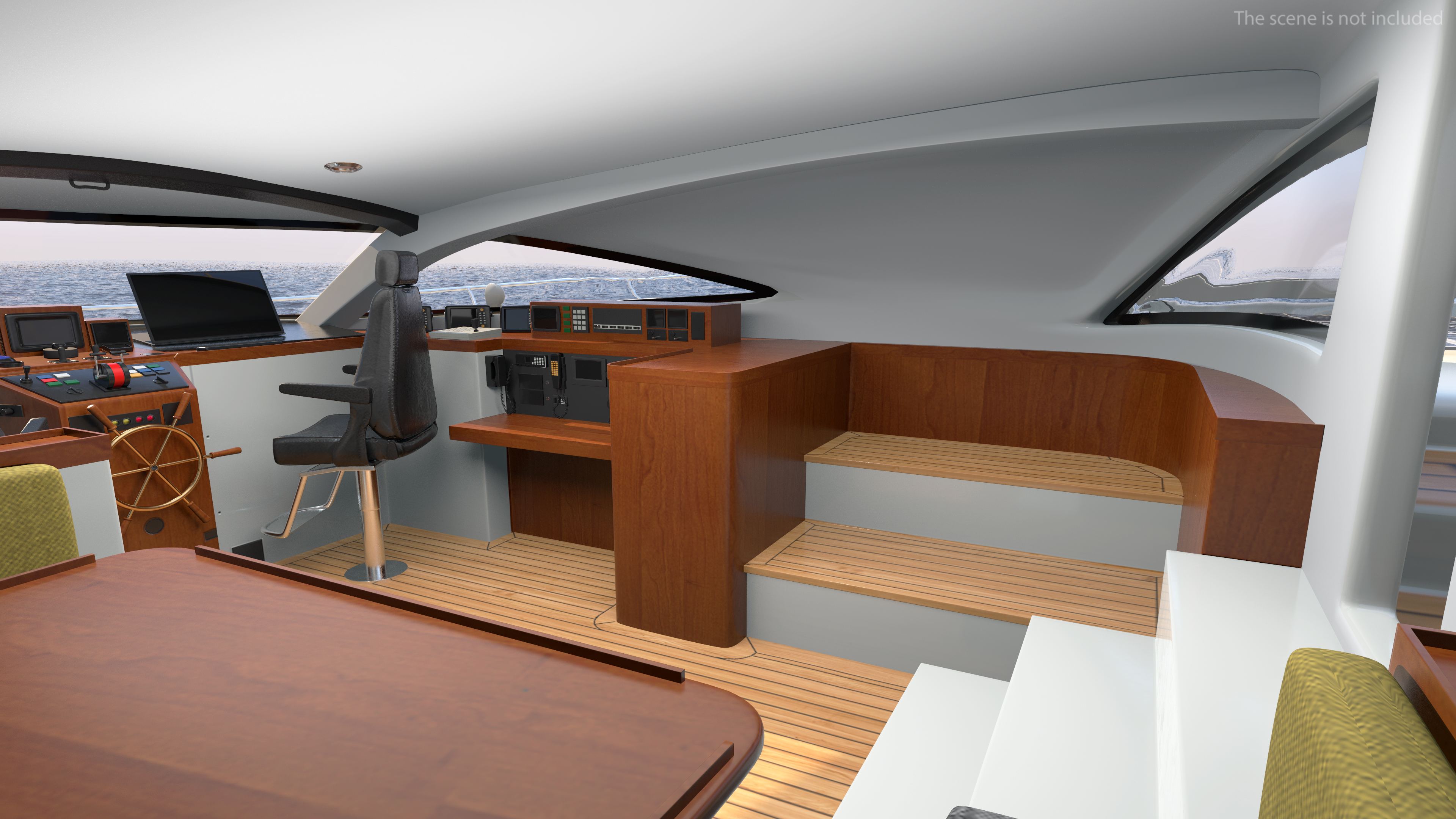 Electric Yacht PlanetSolar Rigged for Maya 3D