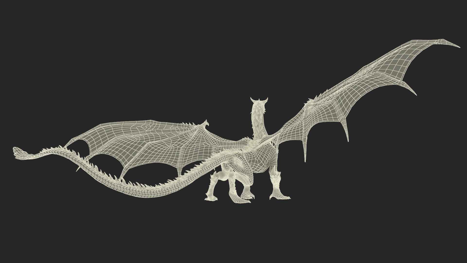 Walking Western Dragon 3D