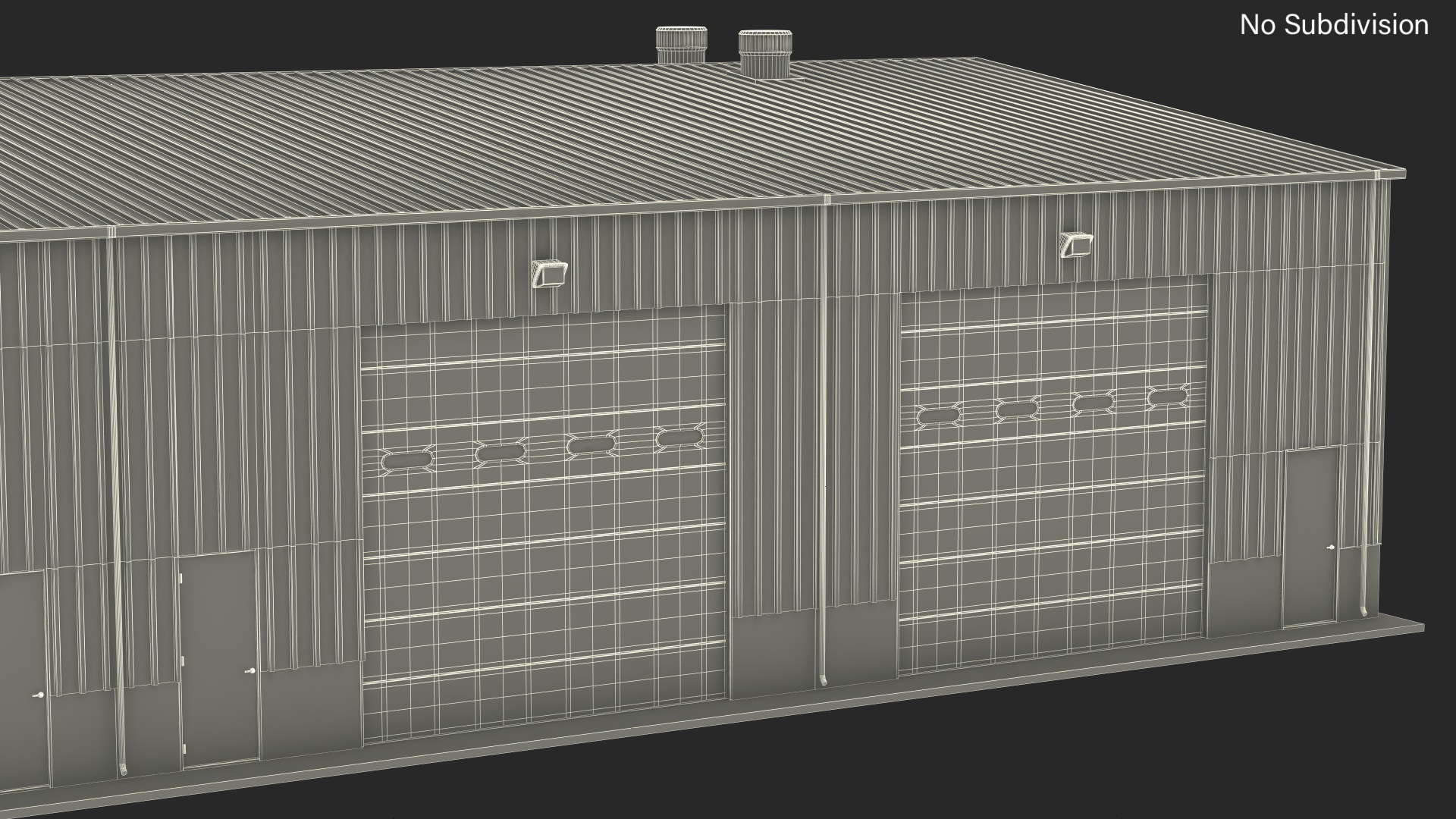 Industrial Warehouse Building 3D model