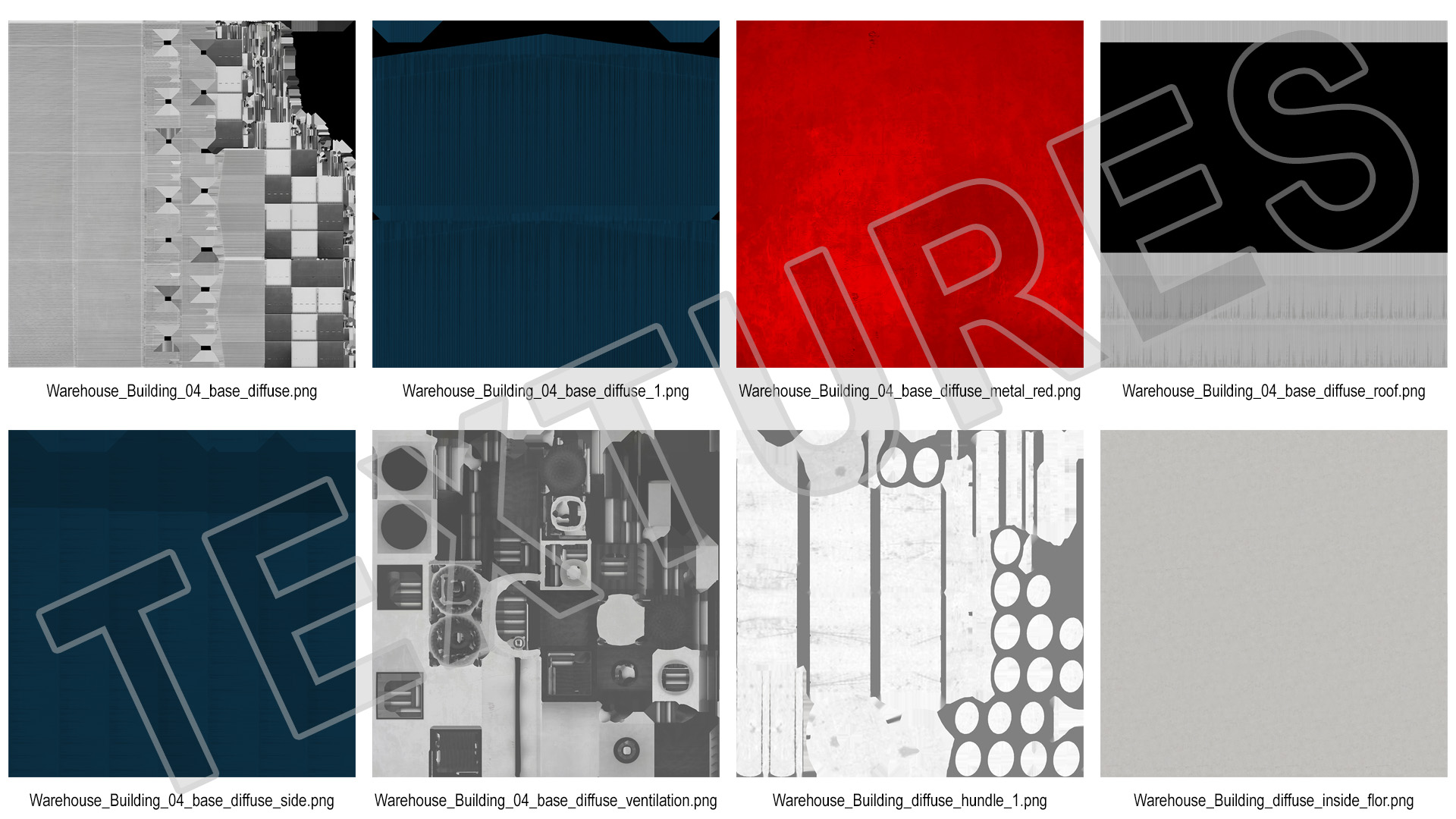 Industrial Warehouse Building 3D model