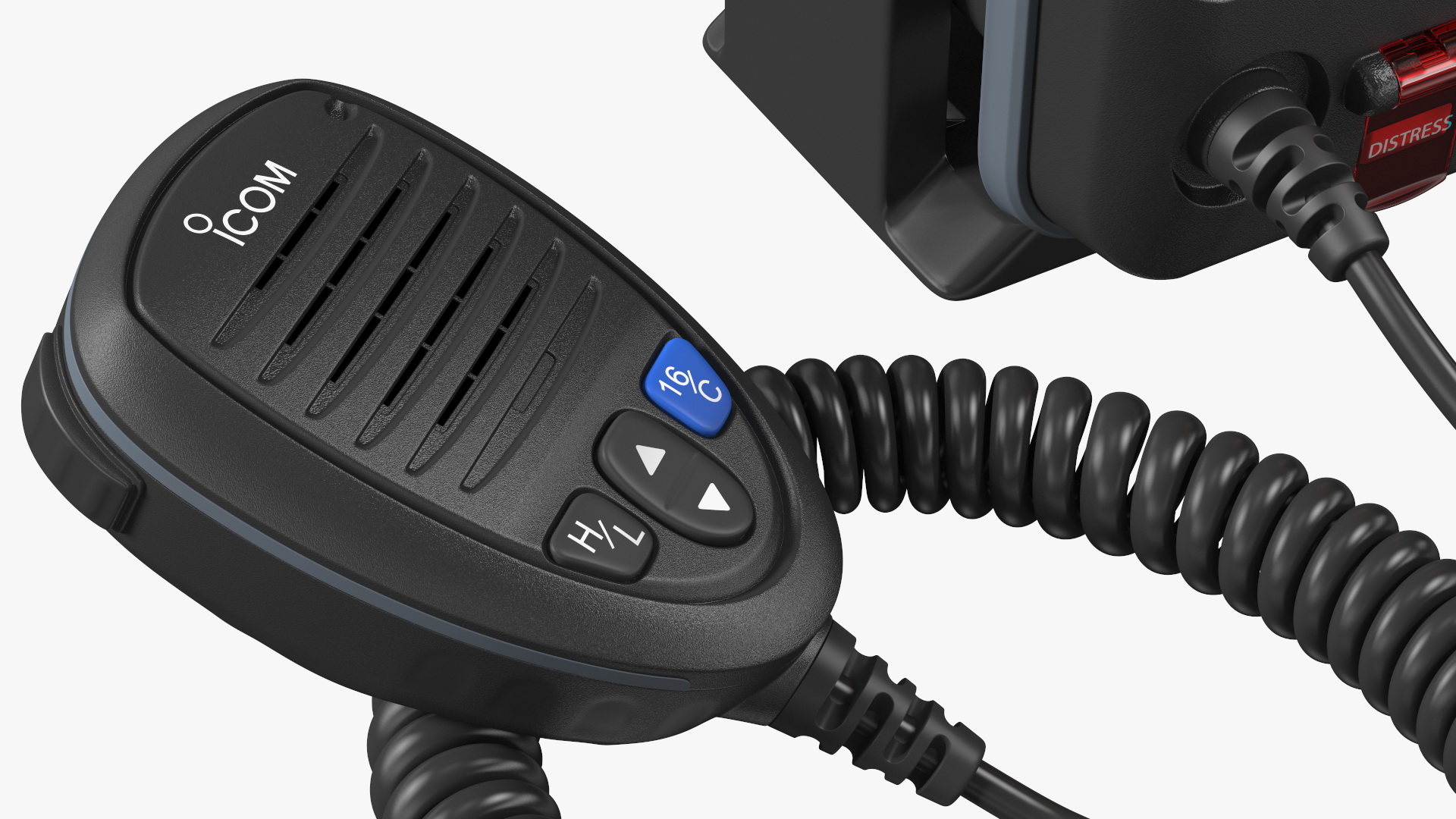 Icom M506 Marine VHF Transceiver with Speaker Mic 3D model