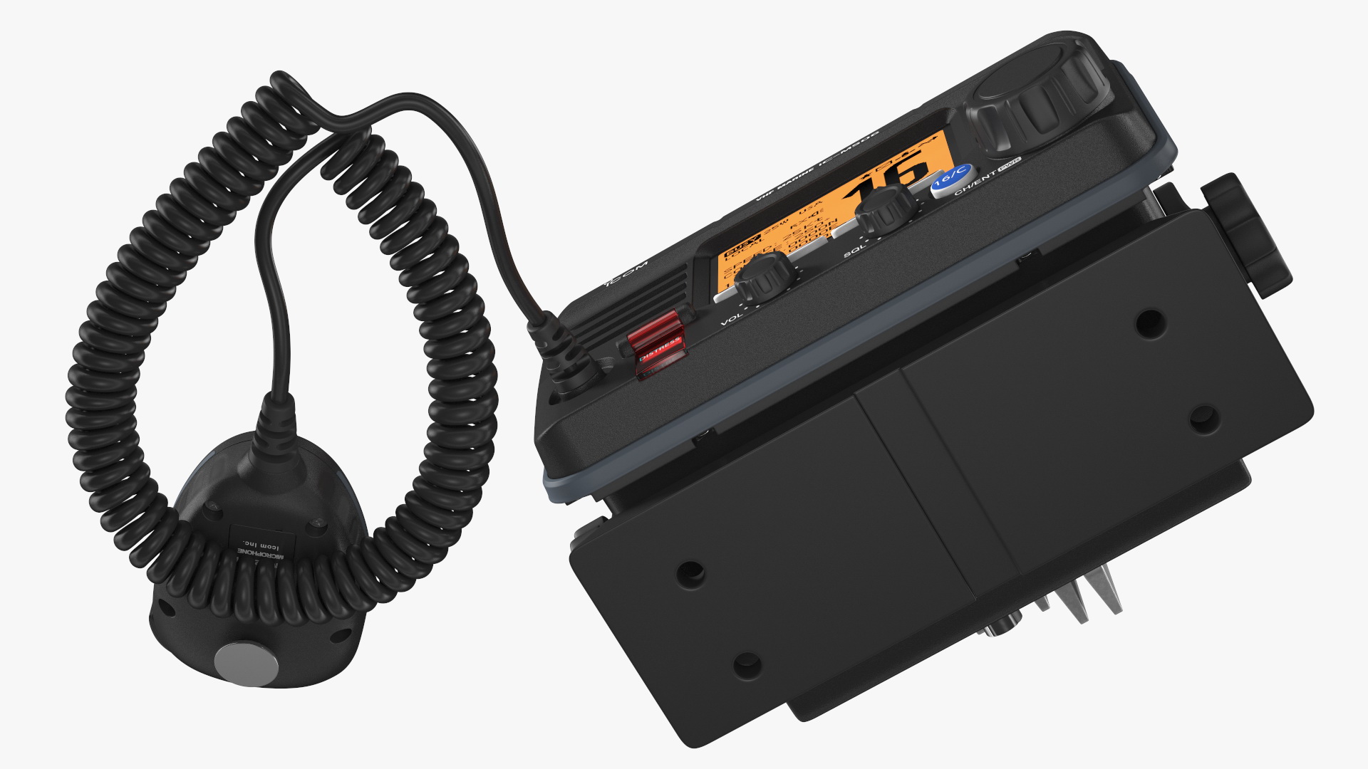 Icom M506 Marine VHF Transceiver with Speaker Mic 3D model