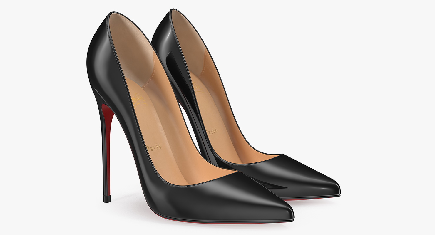 High Heels Women Shoes 3D