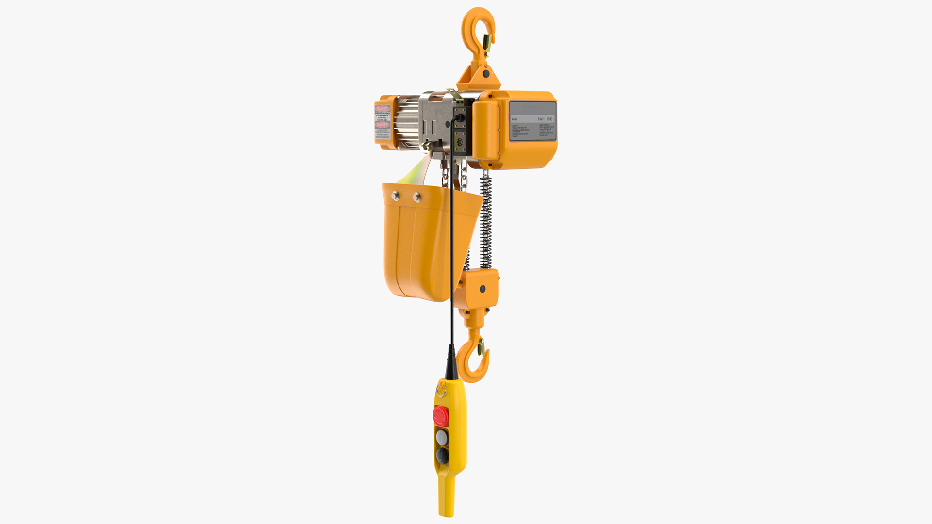 3D Electric Chain Hoist 1T model