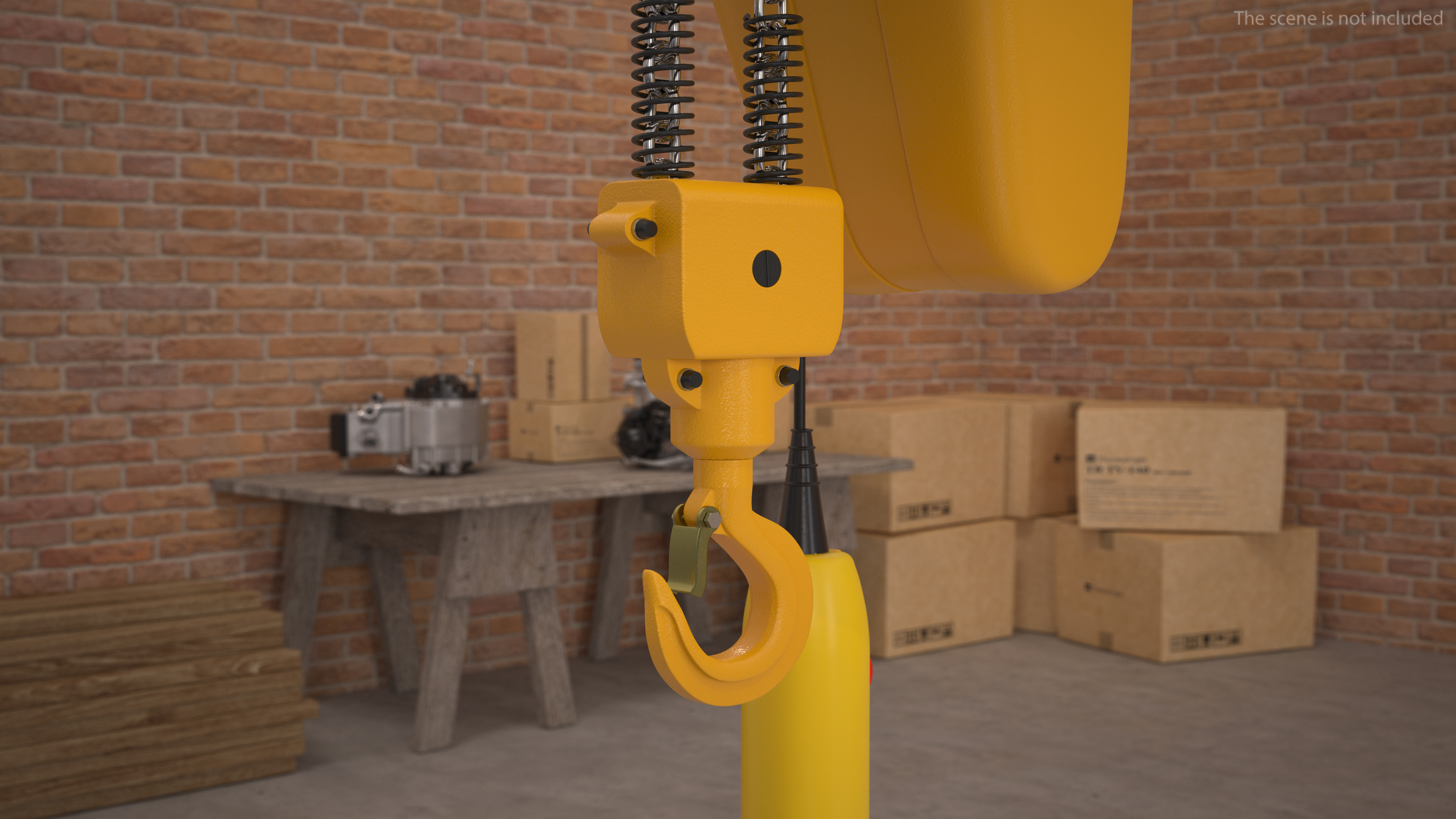 3D Electric Chain Hoist 1T model