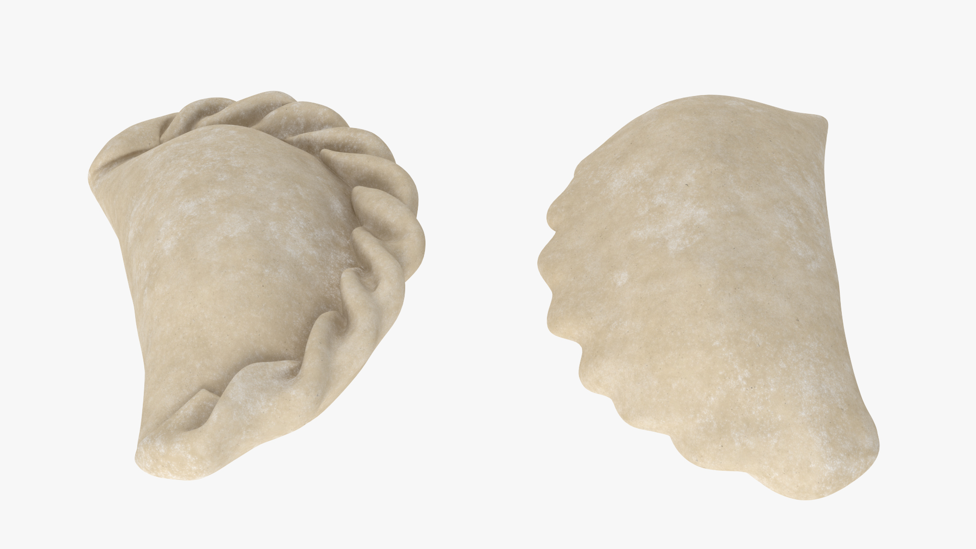 3D model Pierogi Dumpling Raw