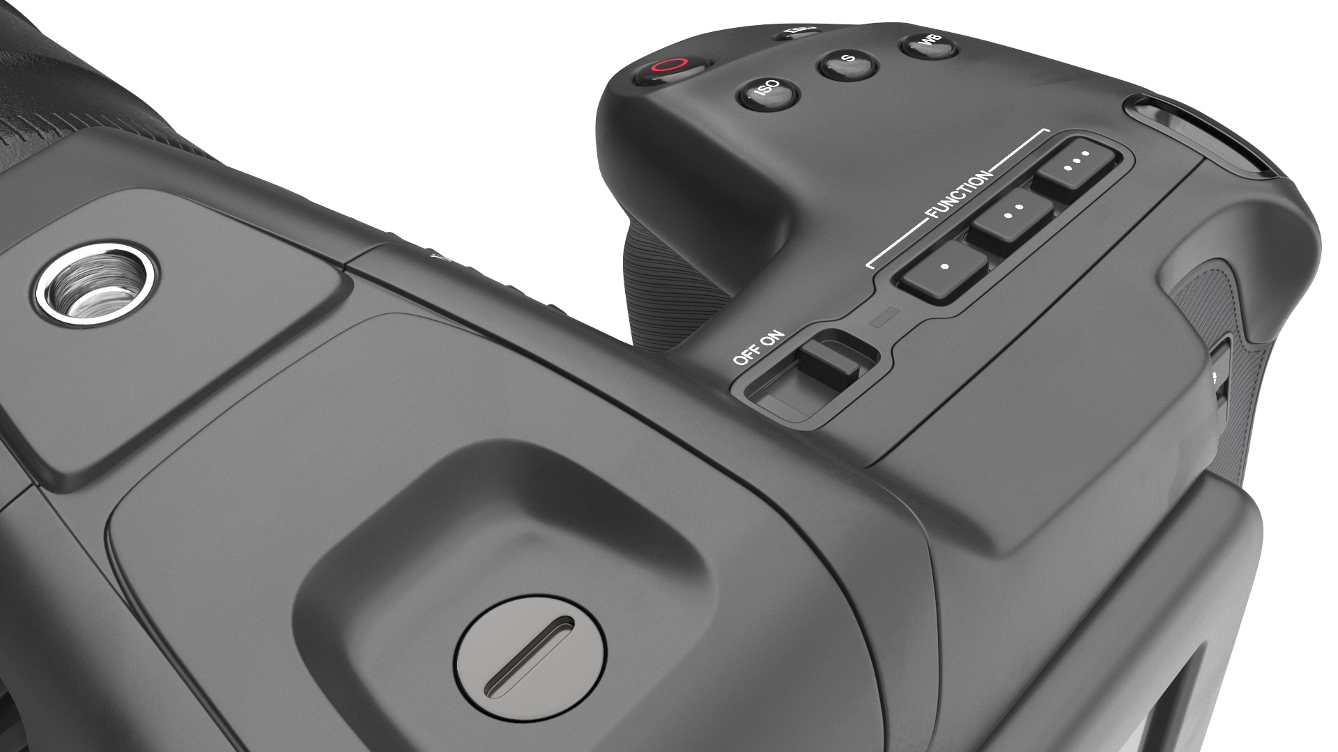 3D Modern Professional Camera with Lens