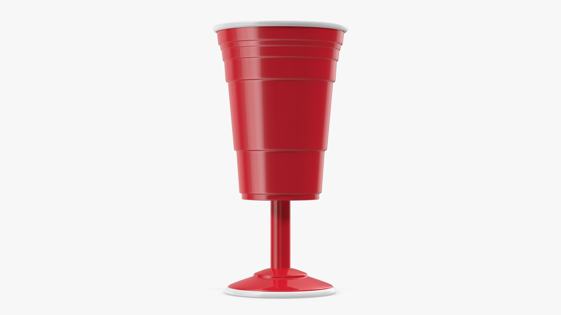 3D model Reusable Plastic Wine Cup