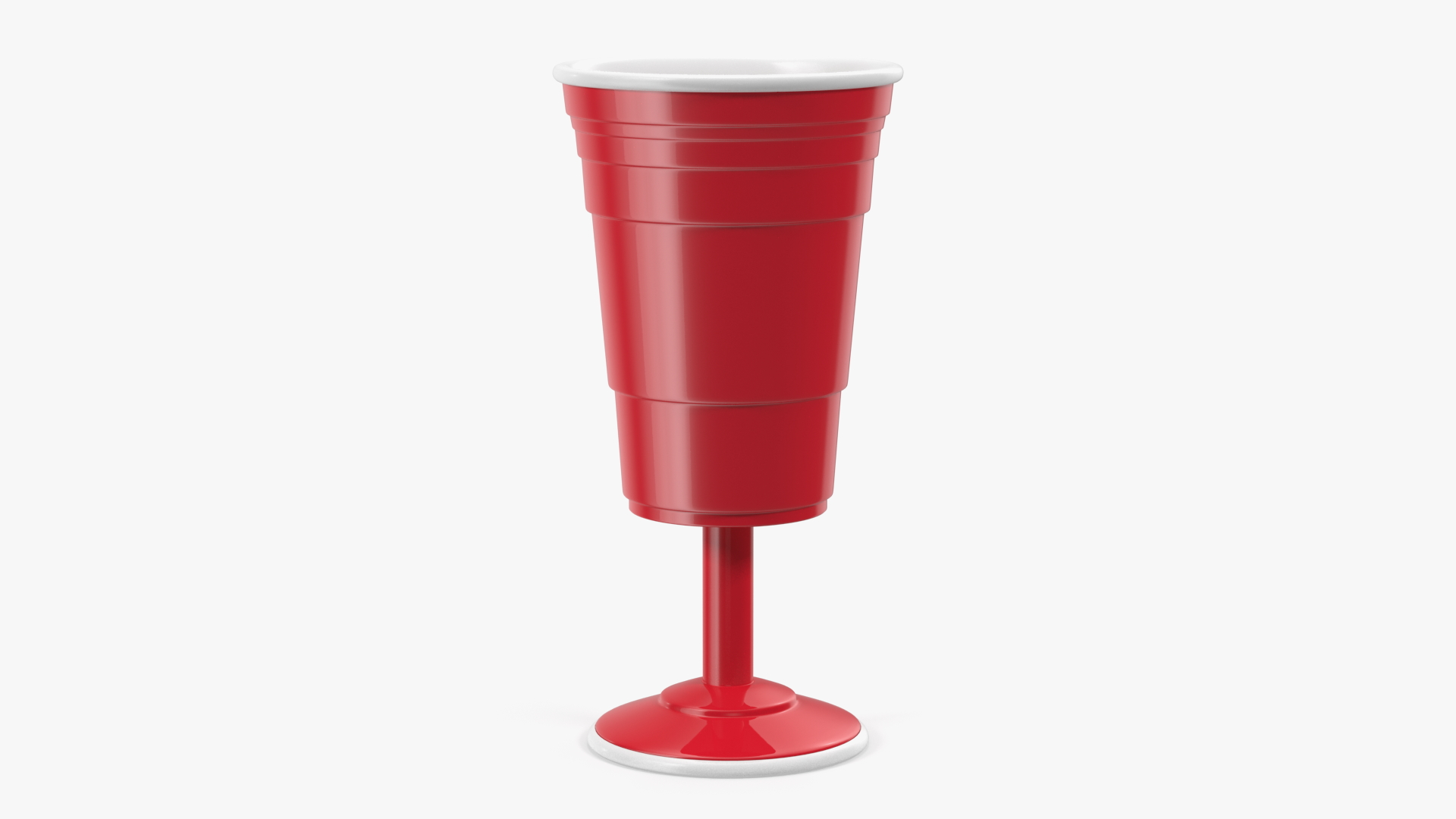 3D model Reusable Plastic Wine Cup