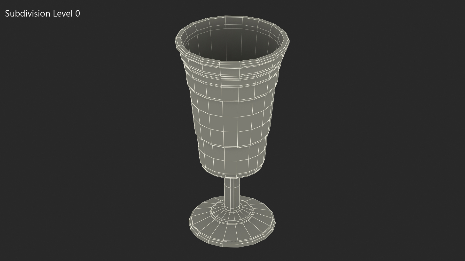 3D model Reusable Plastic Wine Cup