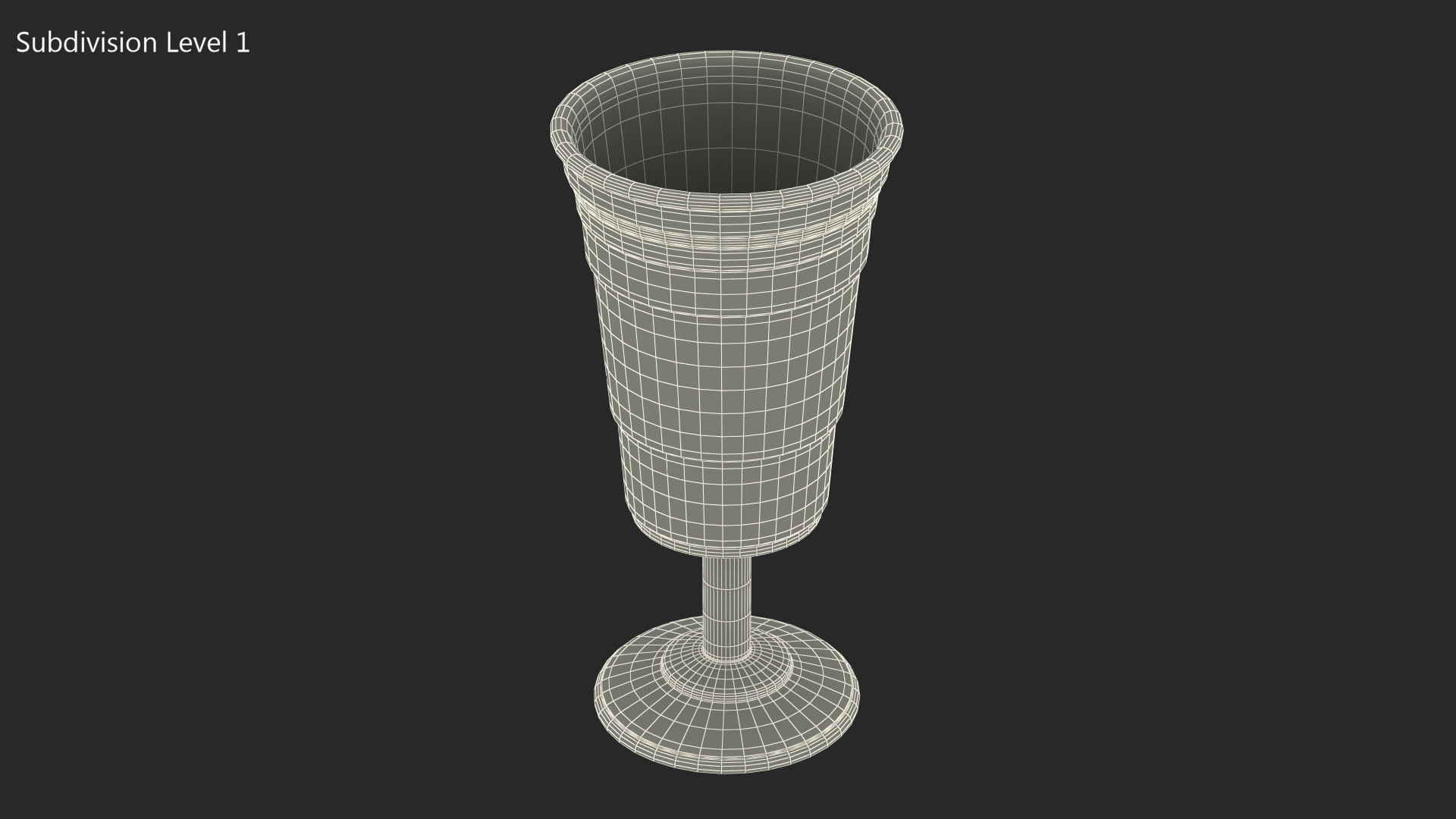 3D model Reusable Plastic Wine Cup