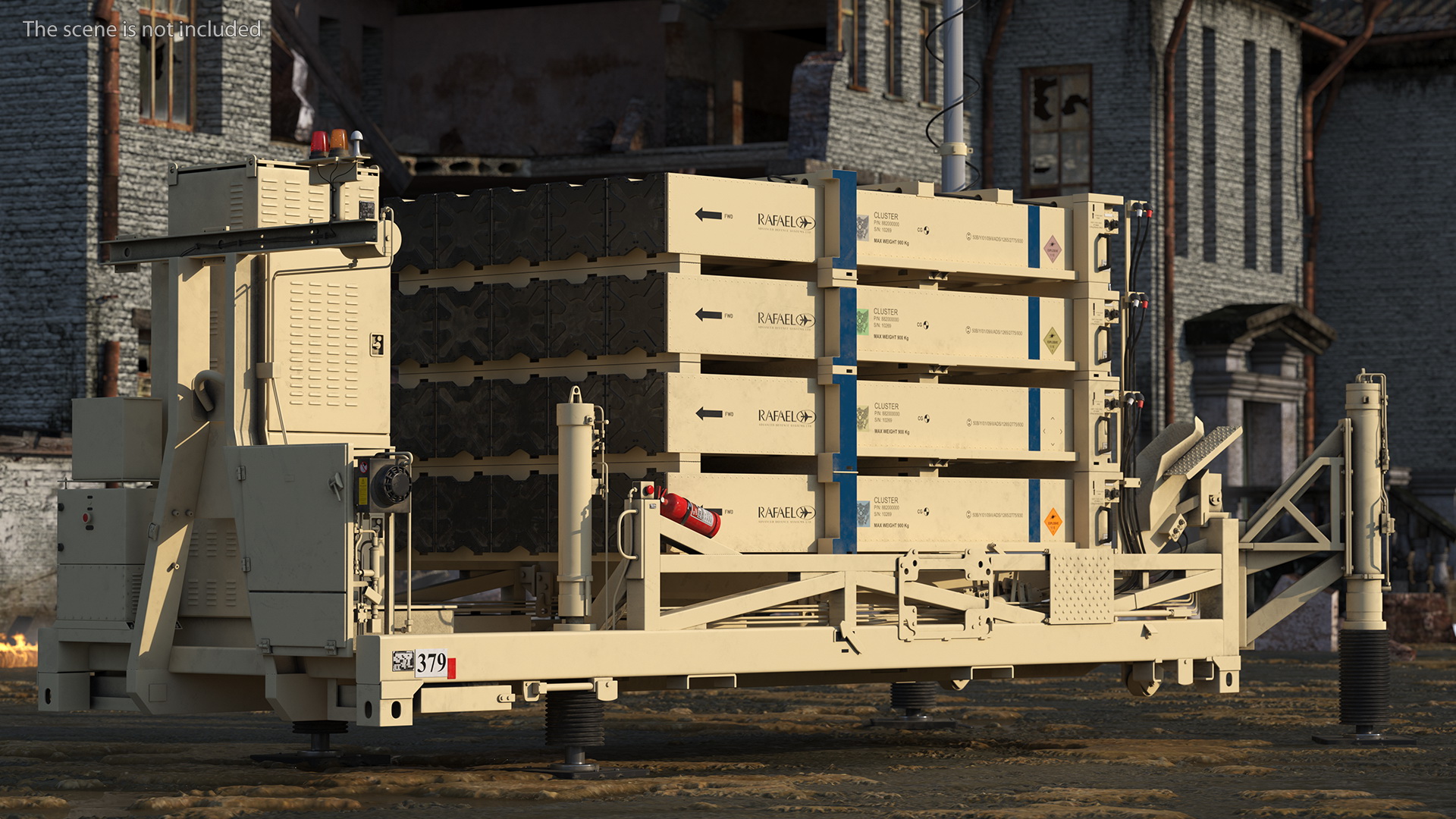 3D model Iron Dome Mobile Air Defense System