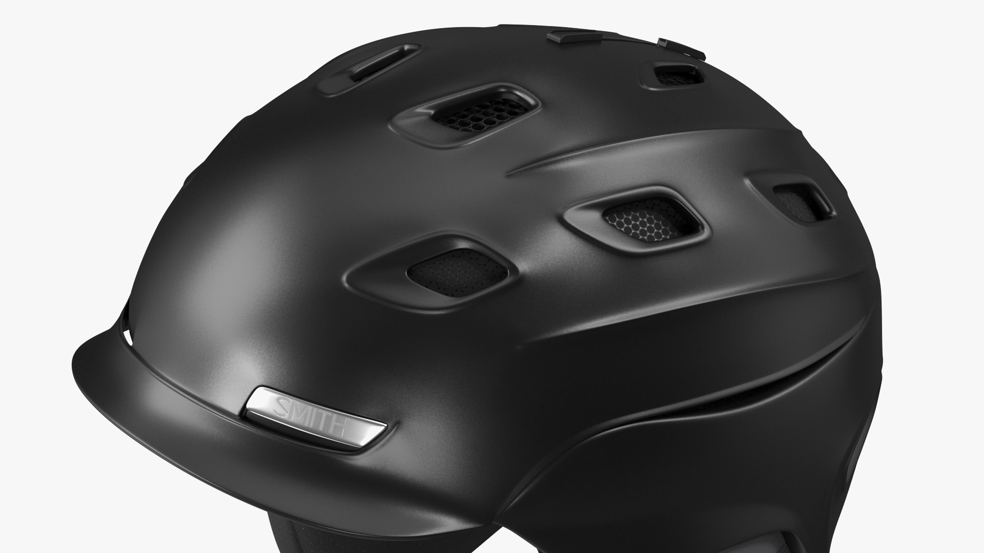 3D Ski Snowboard Smith Vantage Helmet Matte Black