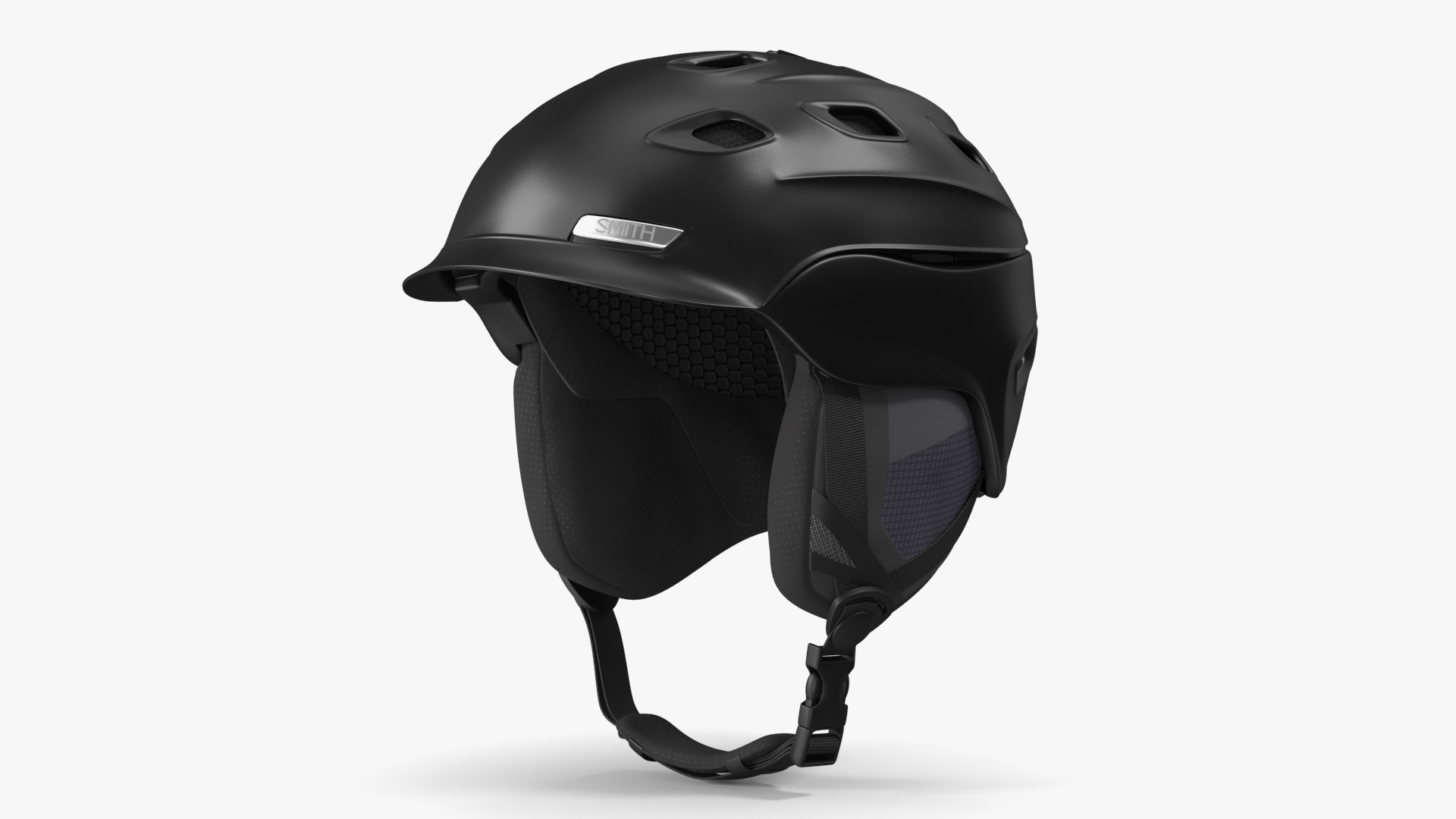 3D Ski Snowboard Smith Vantage Helmet Matte Black