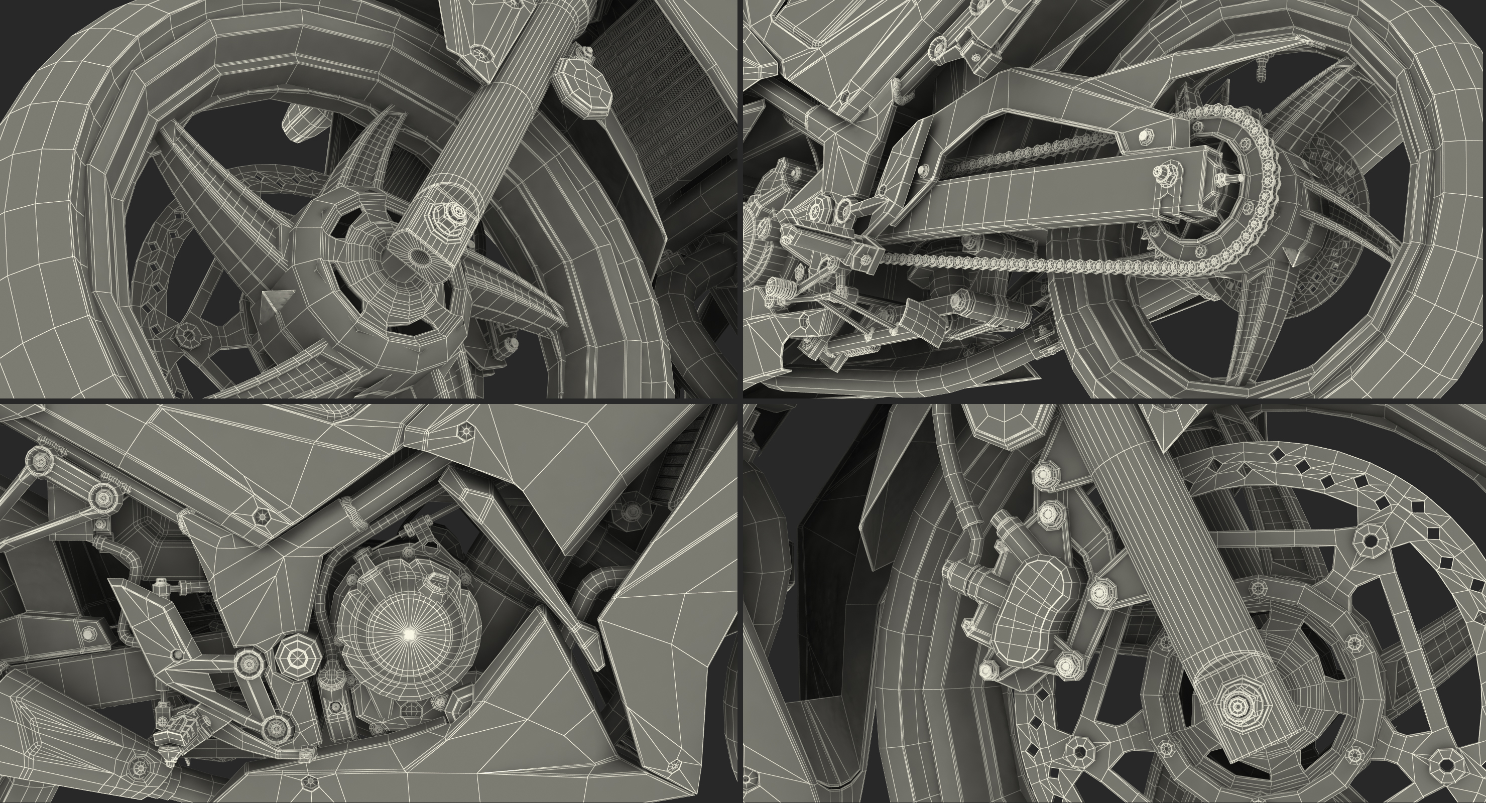 3D model Lightweight Motorcycle Generic