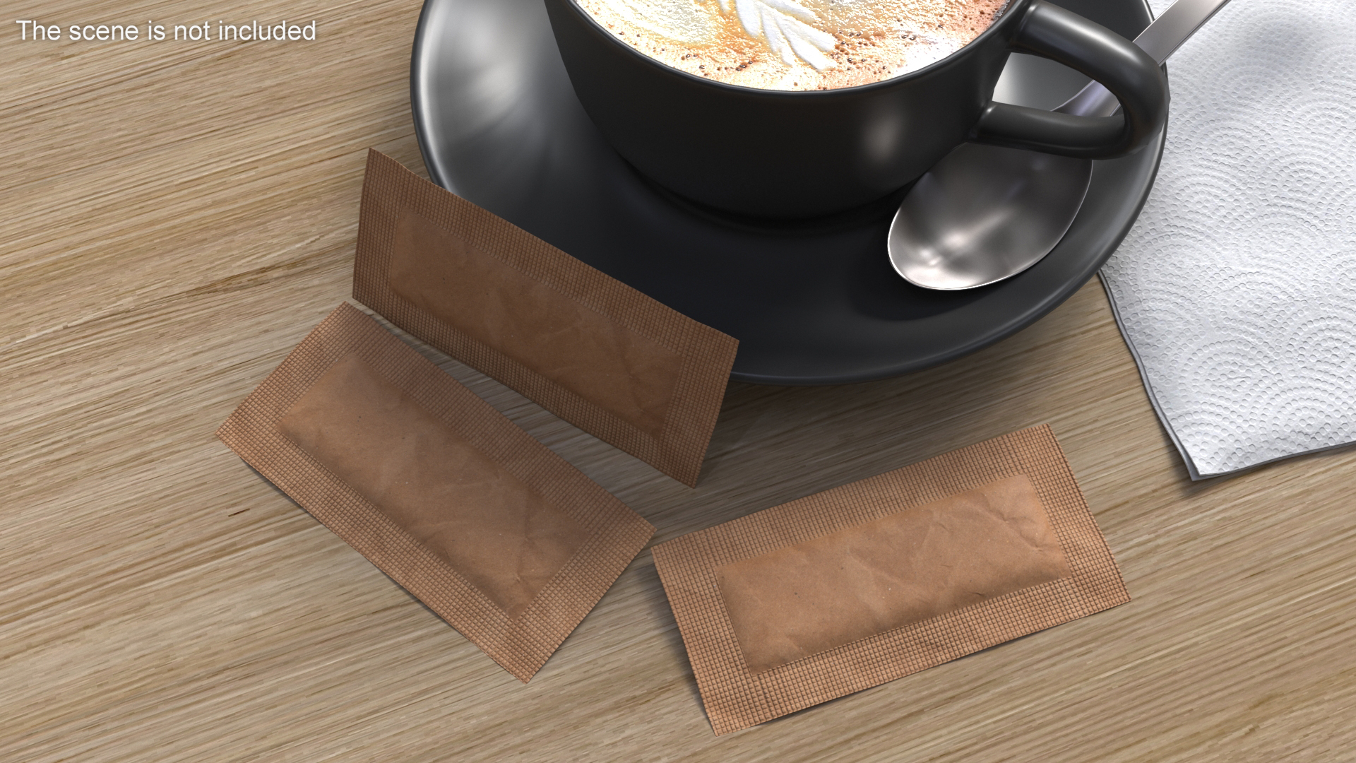 Realistic Sugar Packet 3D
