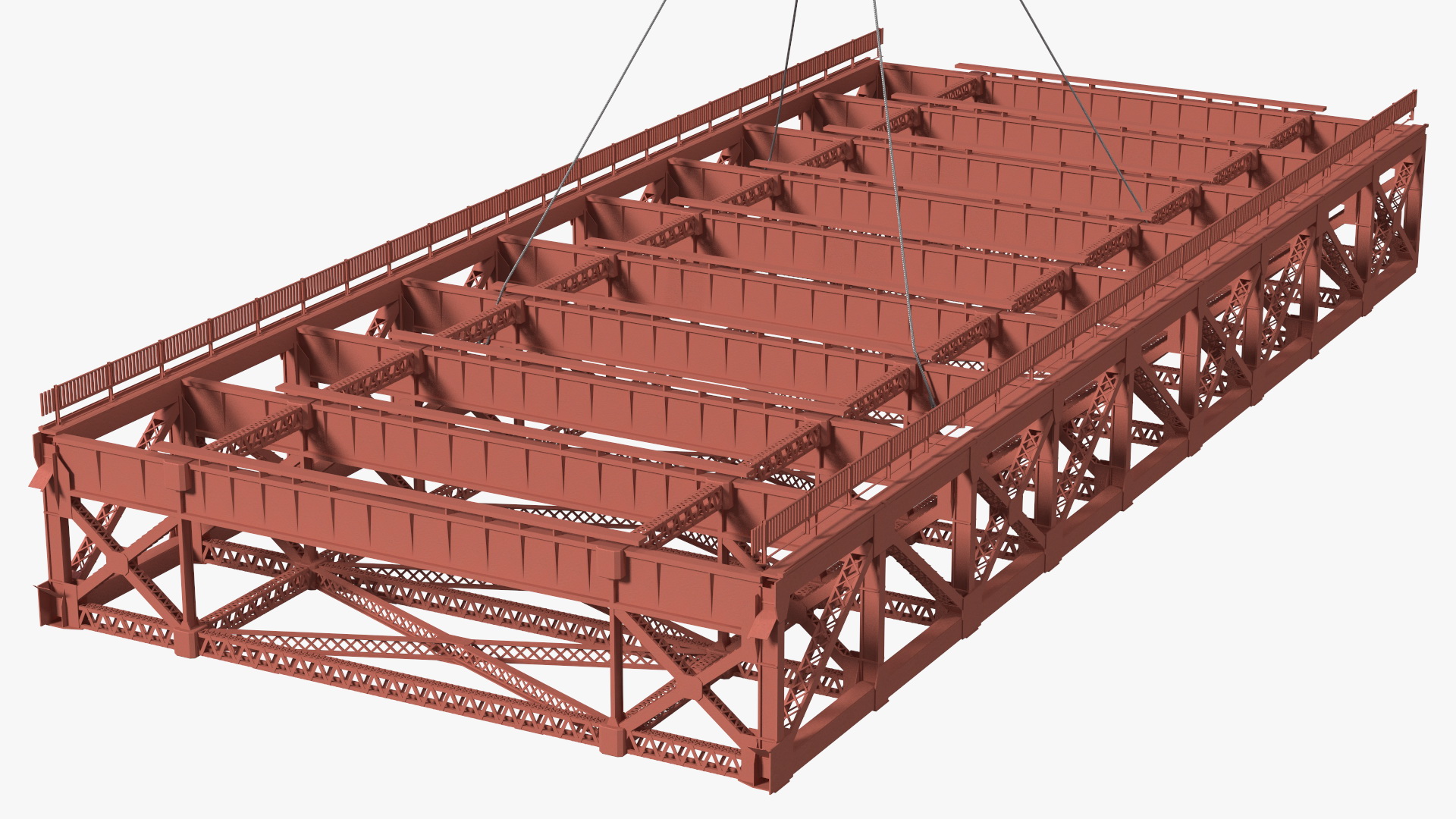 3D Mobile Crane Liebherr With Load Rigged model
