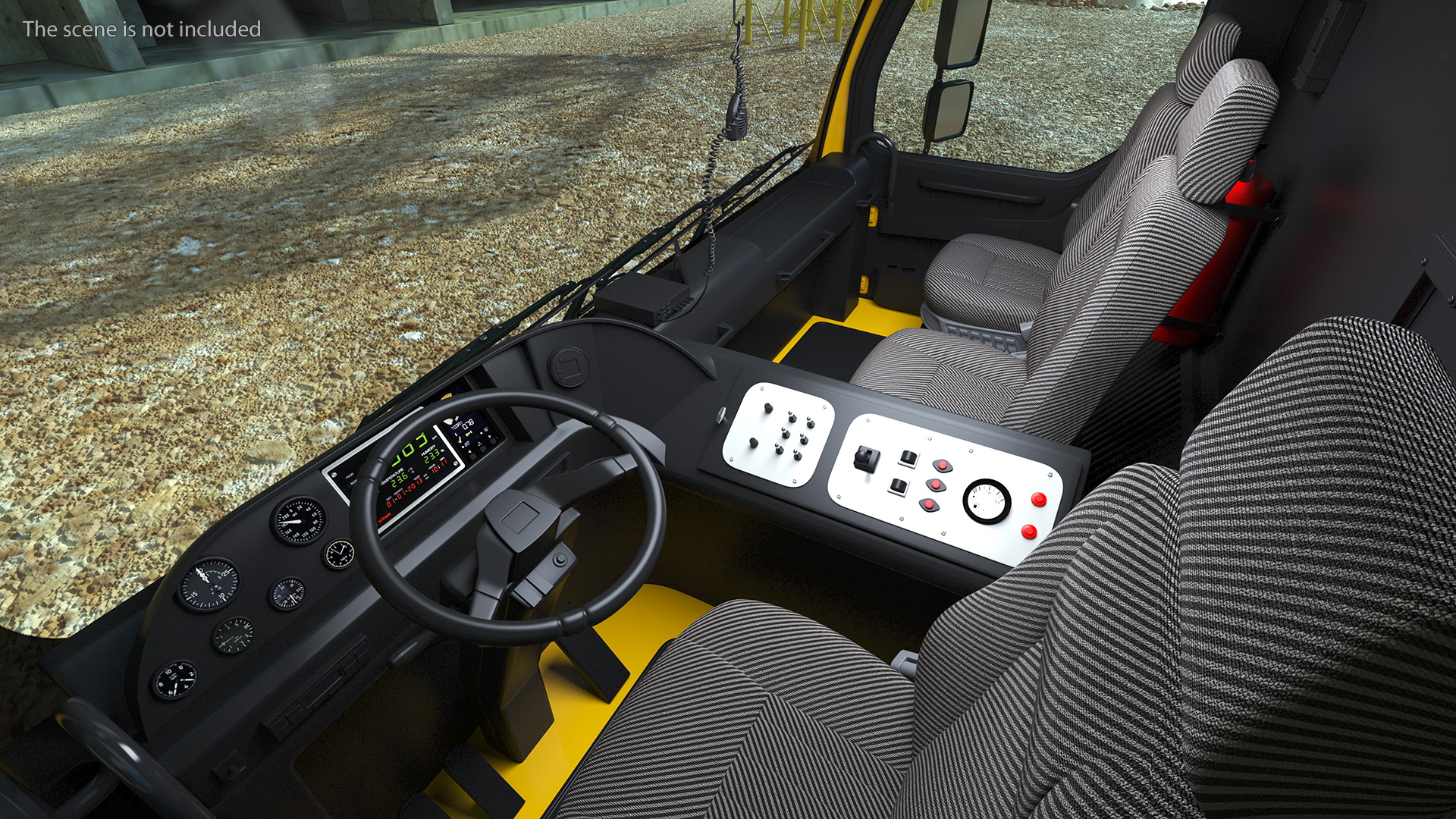 3D Mobile Crane Liebherr With Load Rigged model