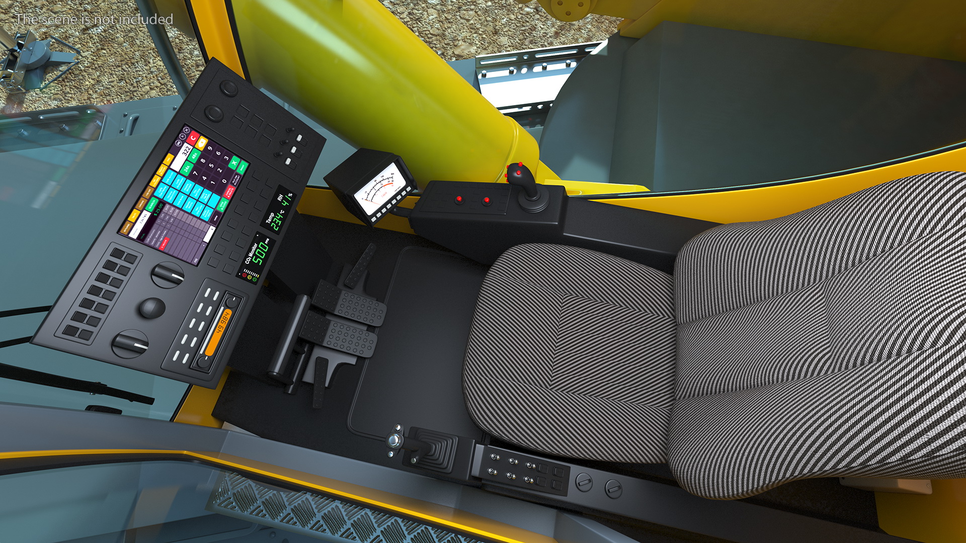 3D Mobile Crane Liebherr With Load Rigged model