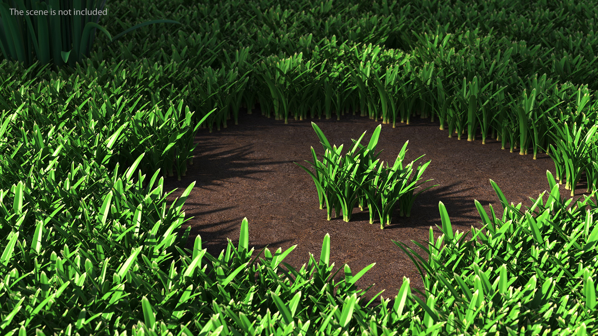 3D Realistic Grass Clump