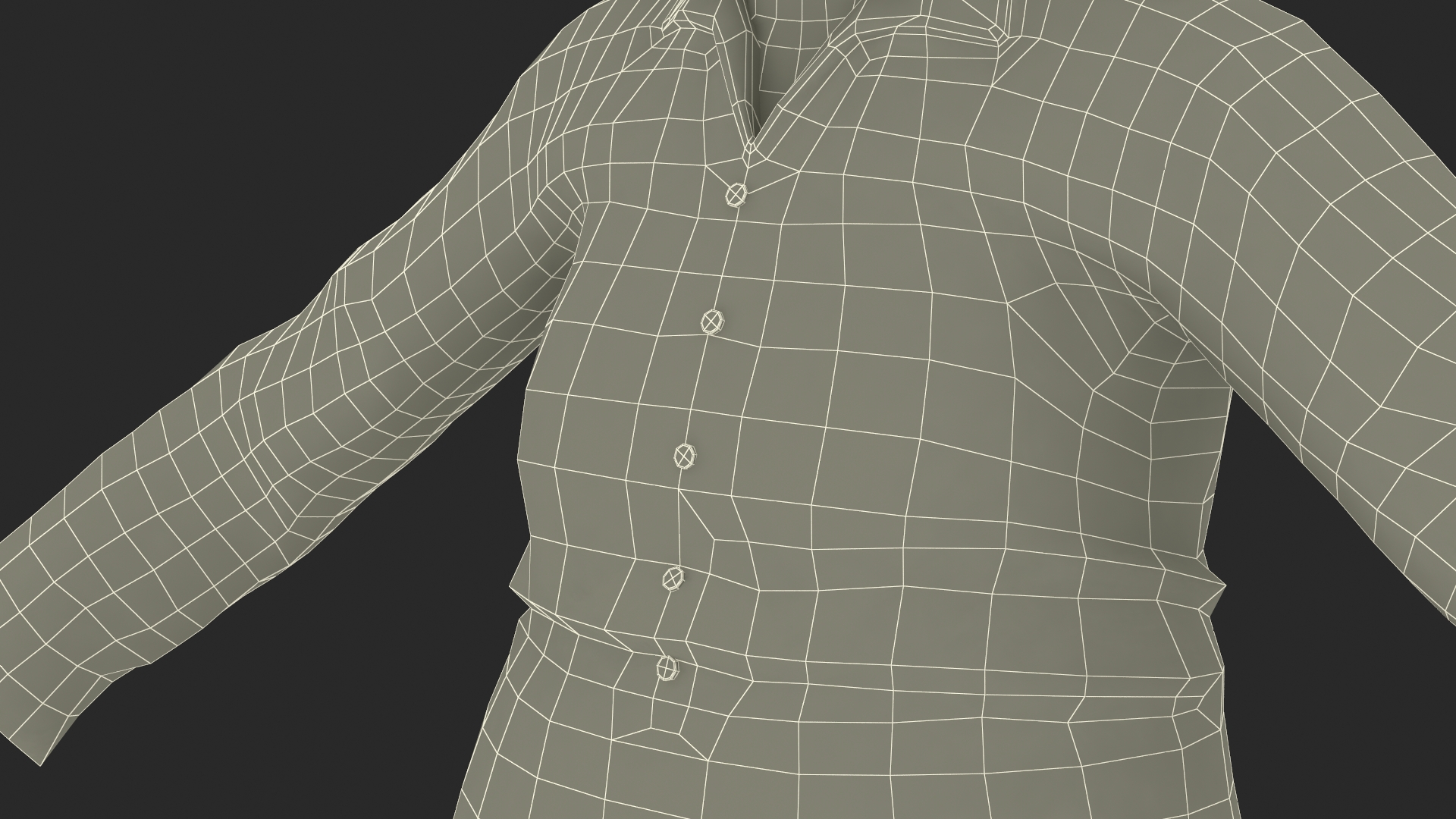 3D Older Woman Rigged model