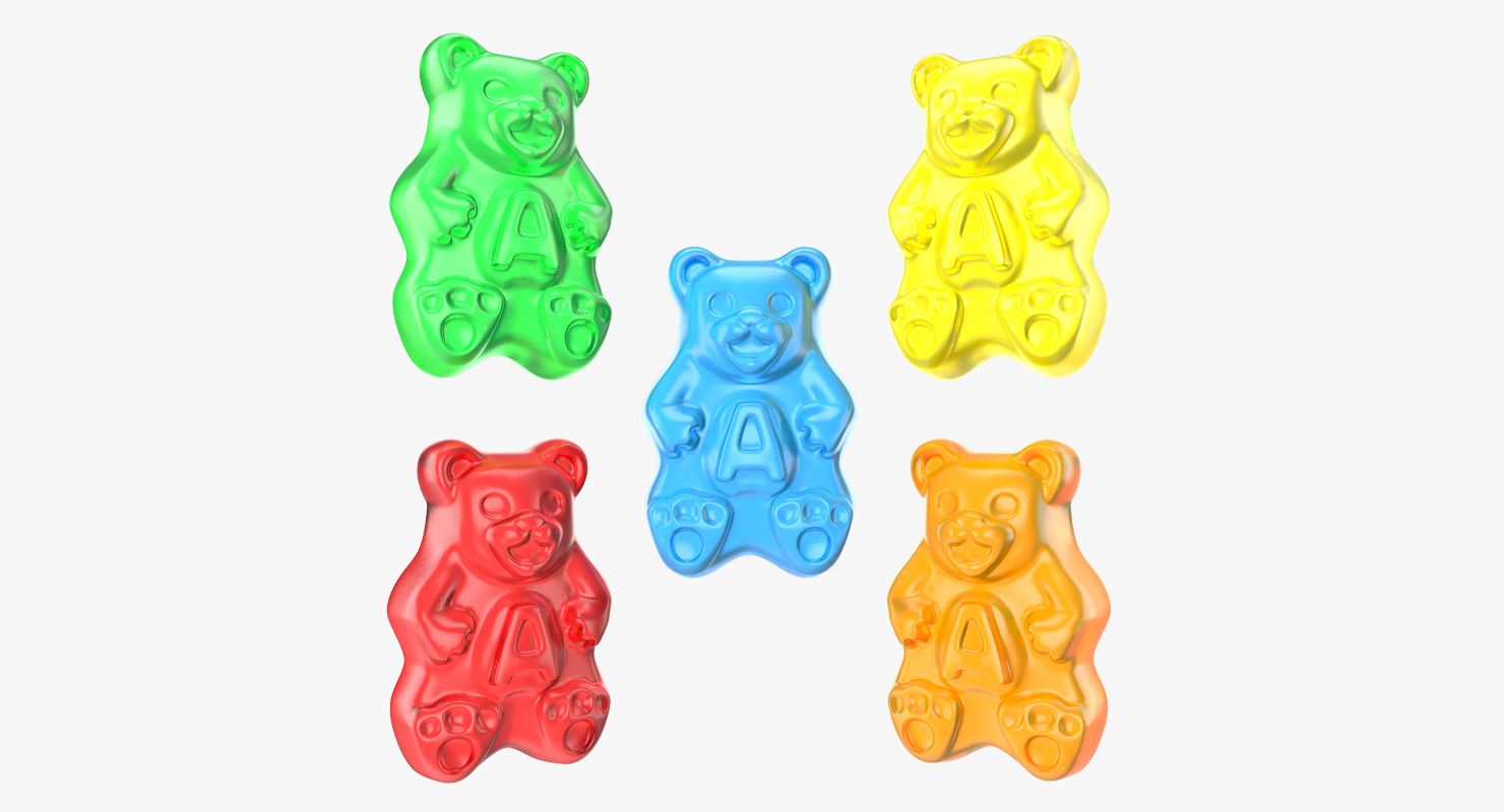 3D model Gummi Bears Set