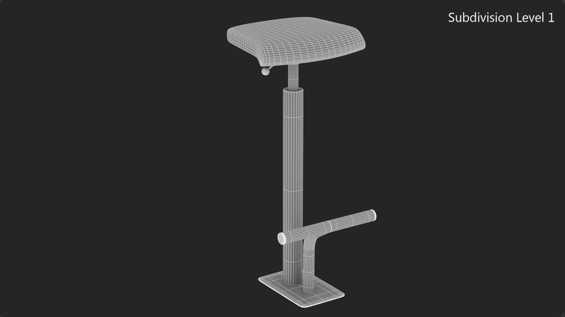 Office High Chair 3D