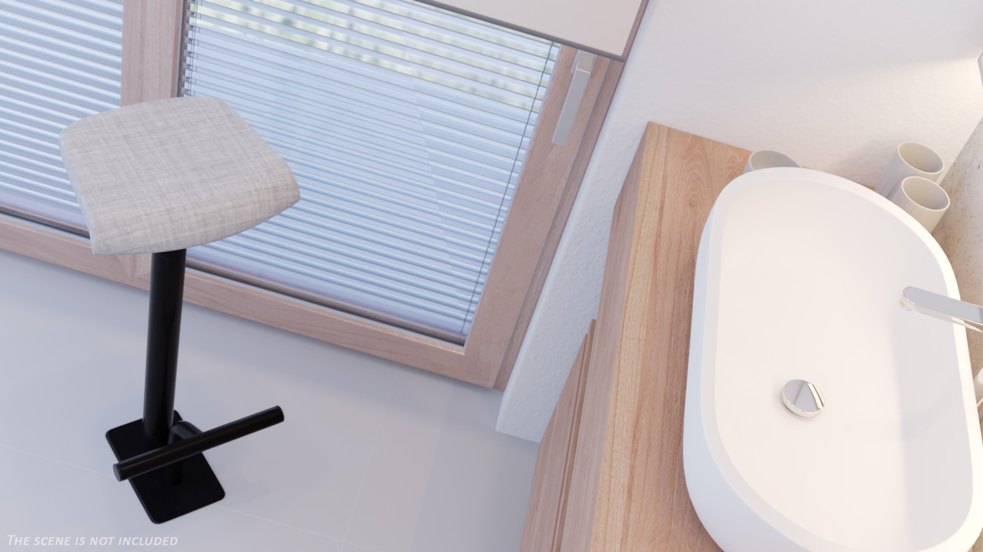 Office High Chair 3D
