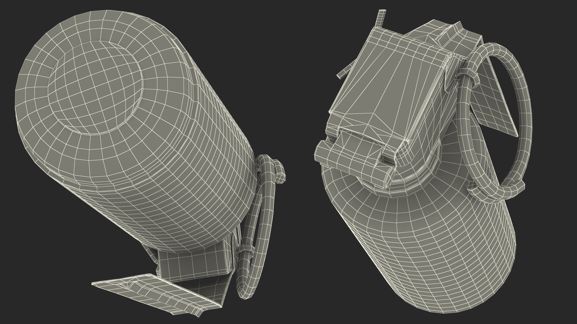 XM58 Riot Control CS Grenade Old 3D