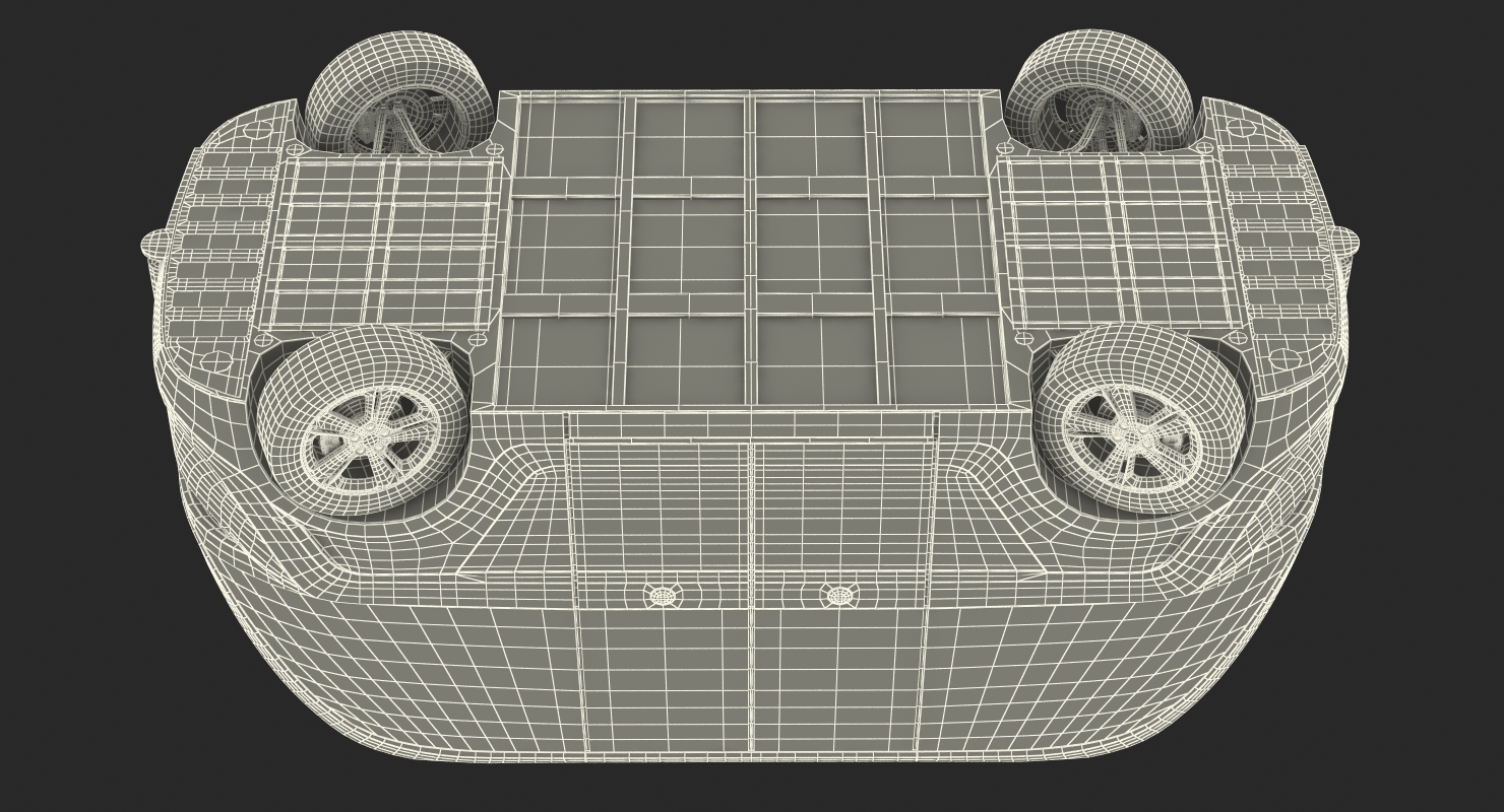 3D model Autonomous Electric Vehicle Navya Arma Rigged