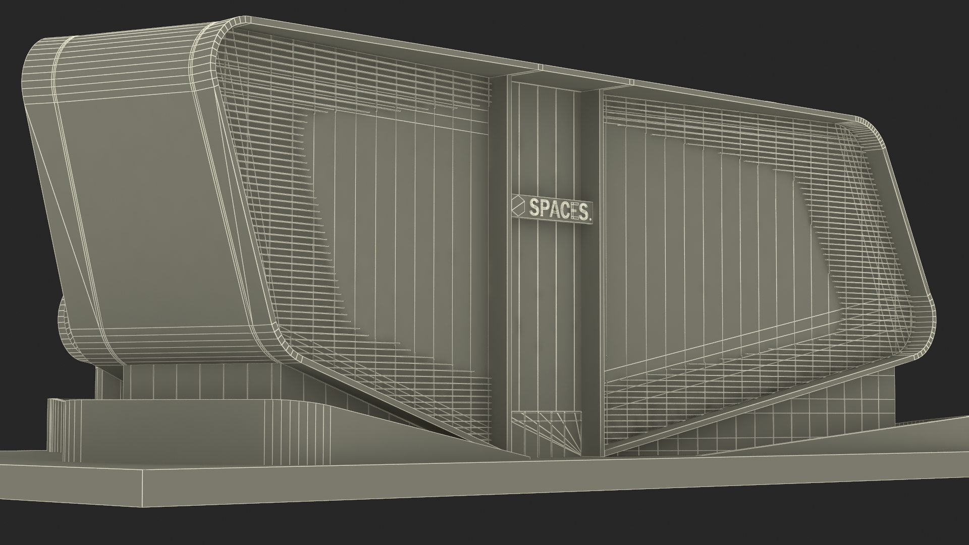 3D Contemporary Office Building model