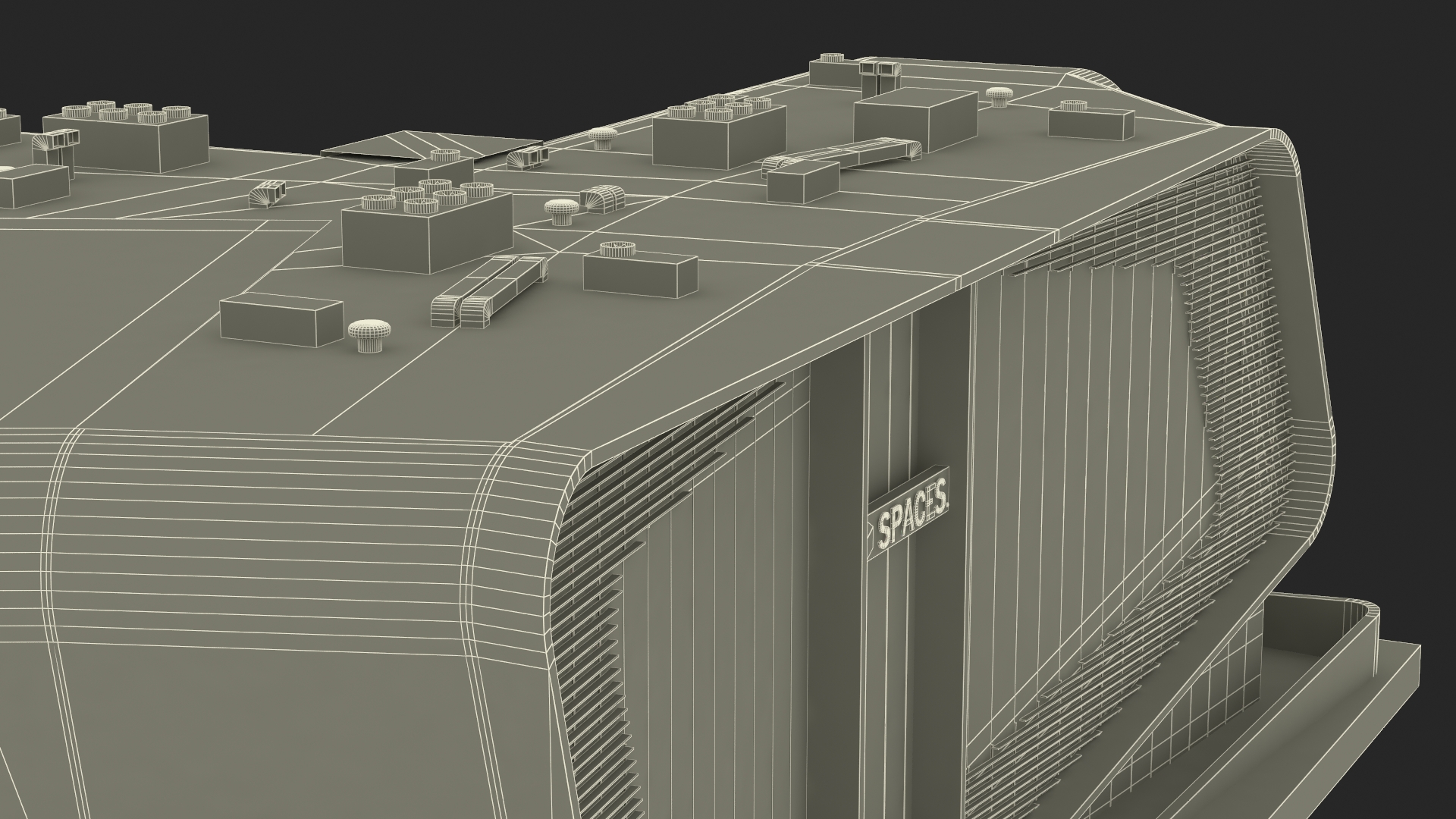 3D Contemporary Office Building model