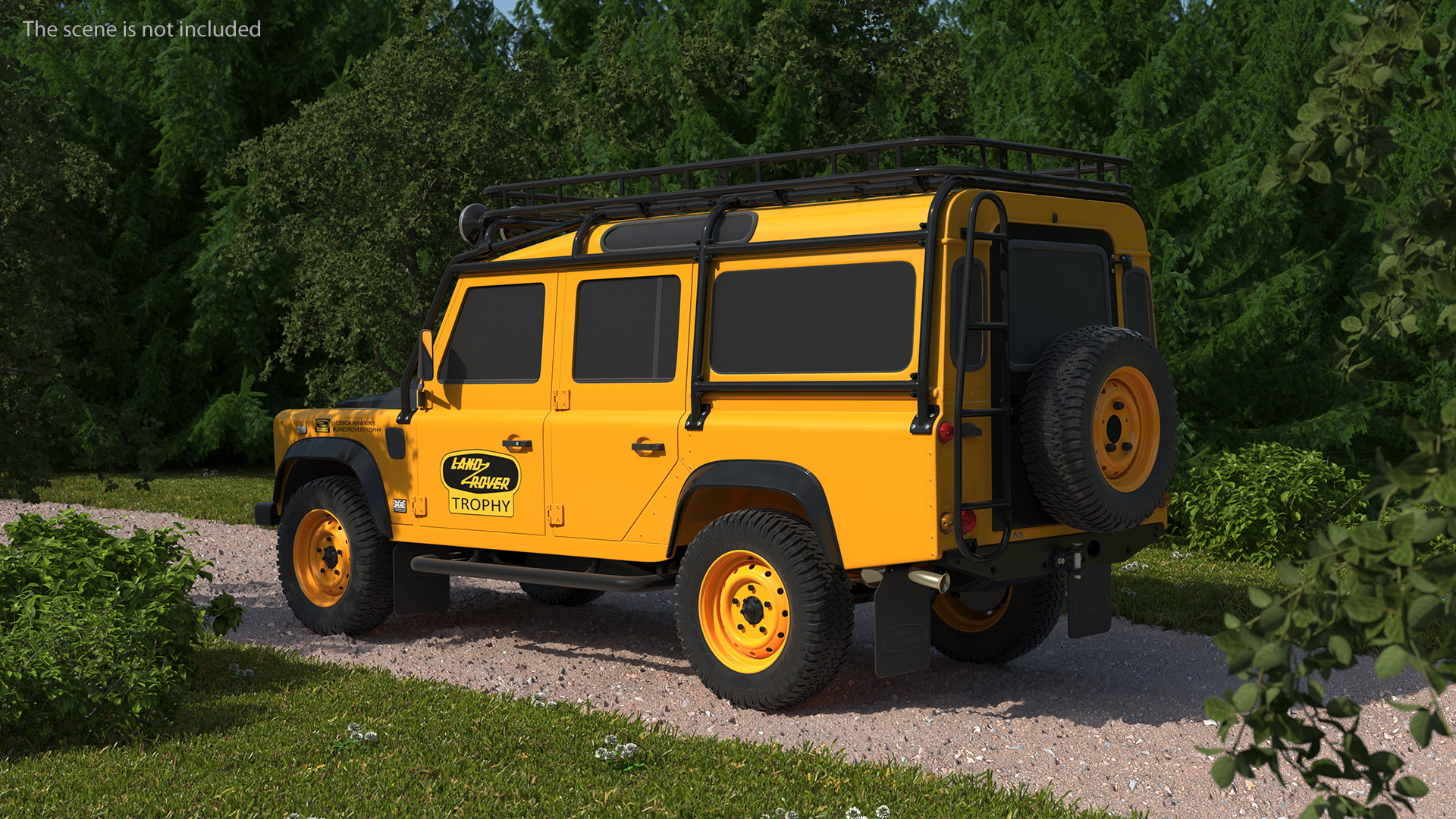 Land Rover Defender Clean Exterior Only 3D model