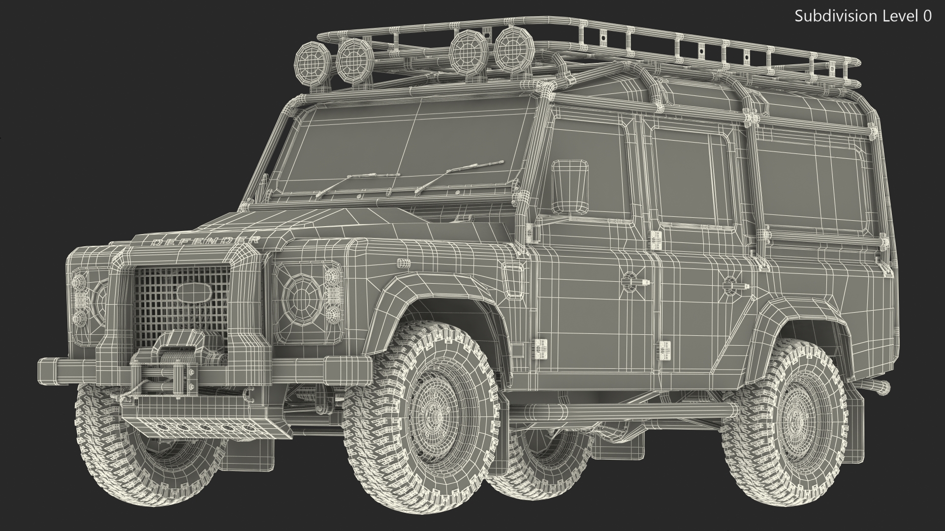 Land Rover Defender Clean Exterior Only 3D model