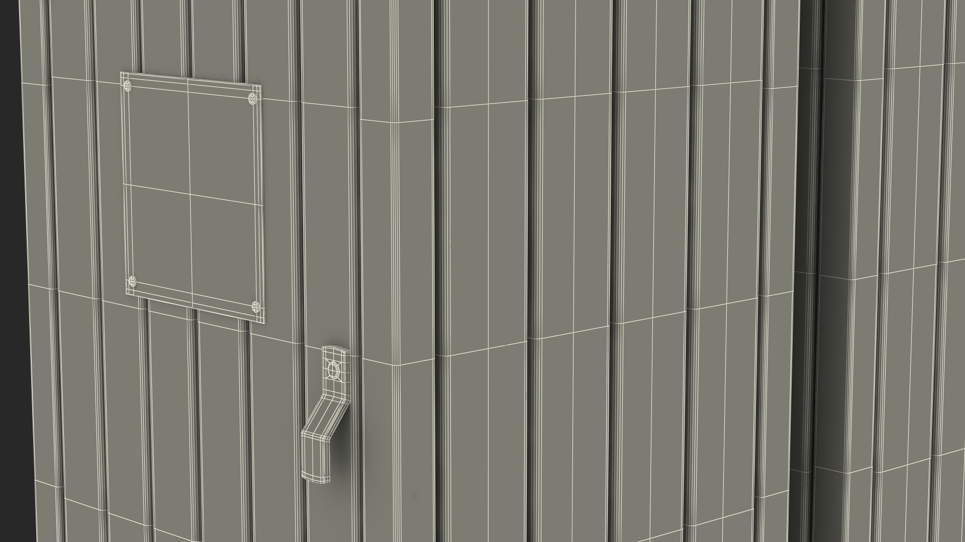 3D Outdoor Dual Square Trash and Recycle Bin