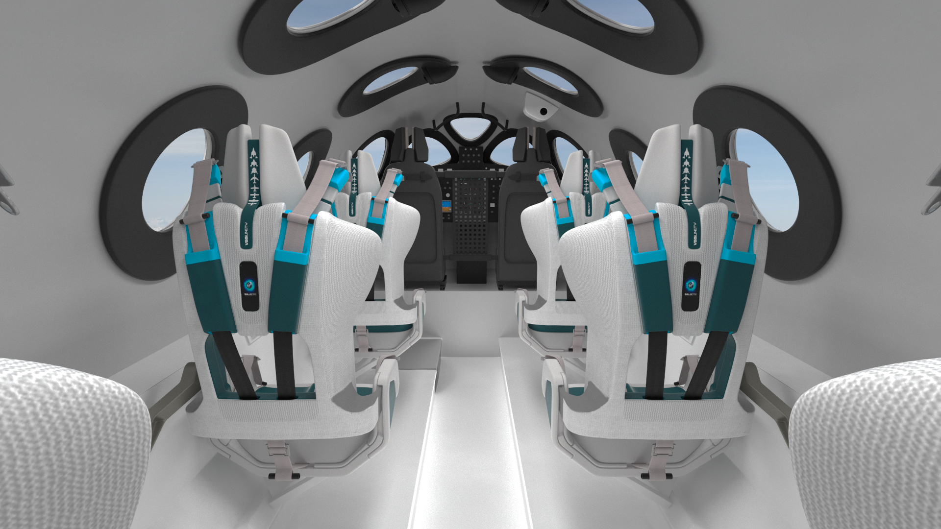 3D VSS Imagine Virgin Galactic SpaceShip III