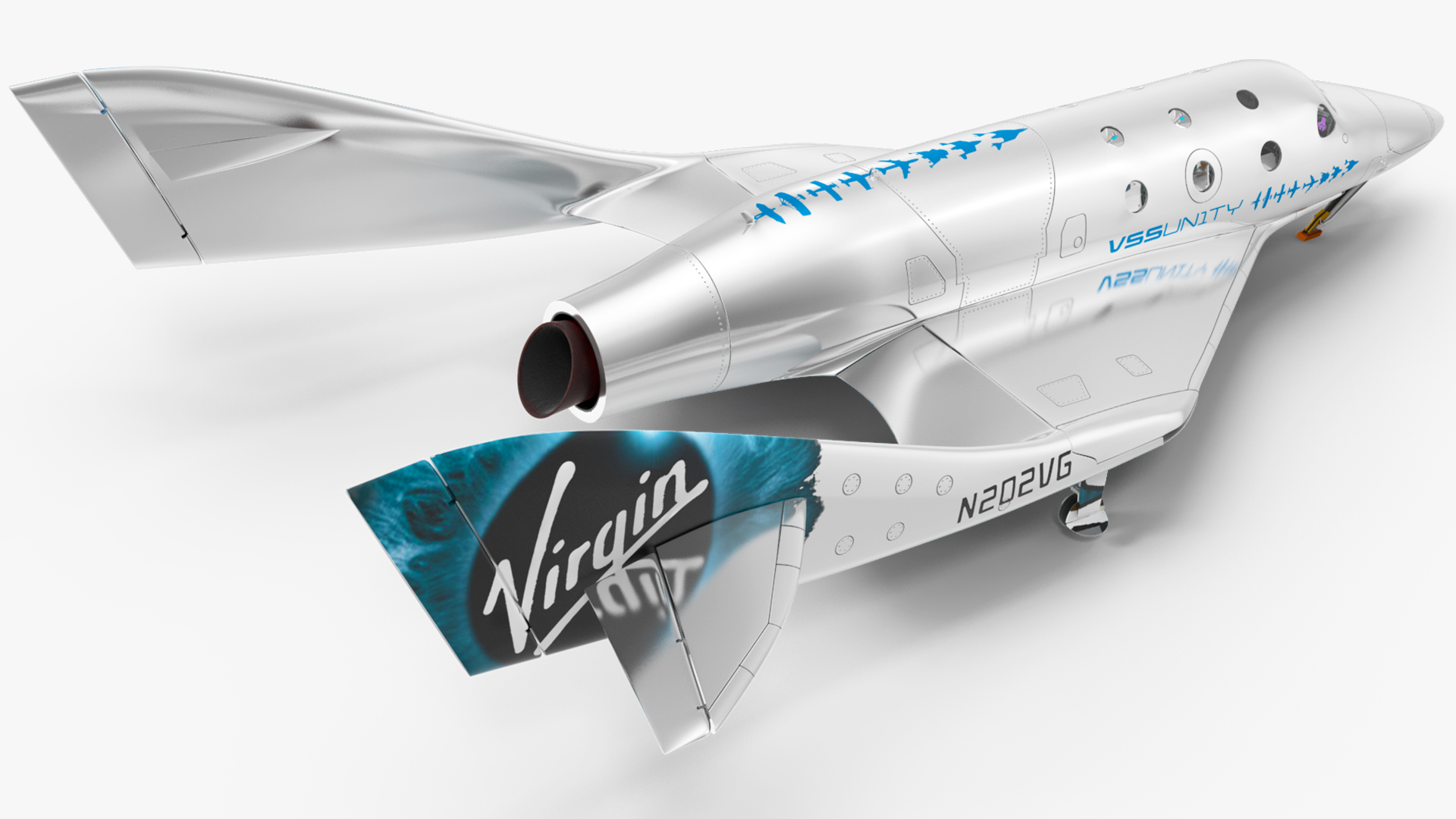 3D VSS Imagine Virgin Galactic SpaceShip III