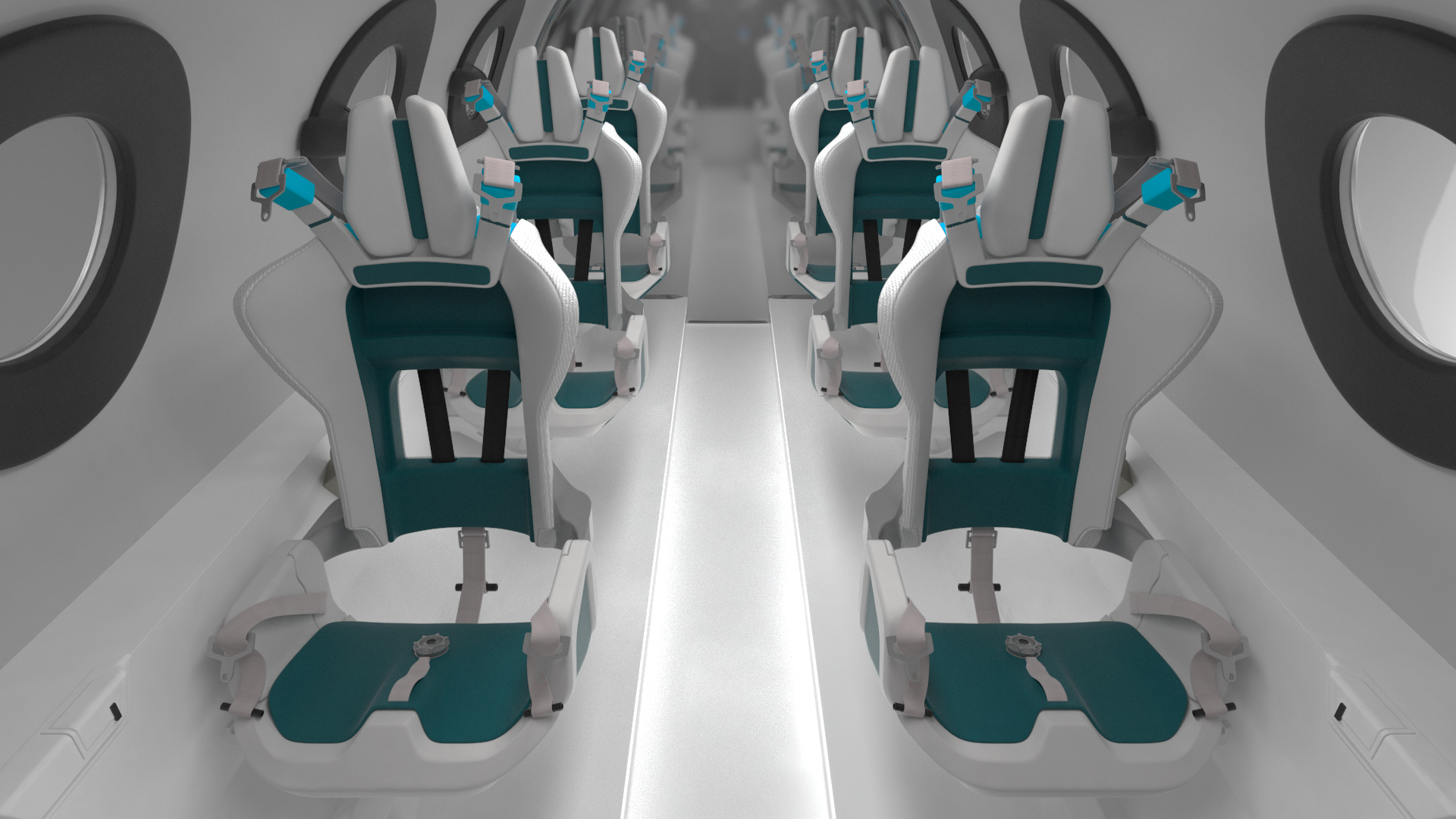3D VSS Imagine Virgin Galactic SpaceShip III