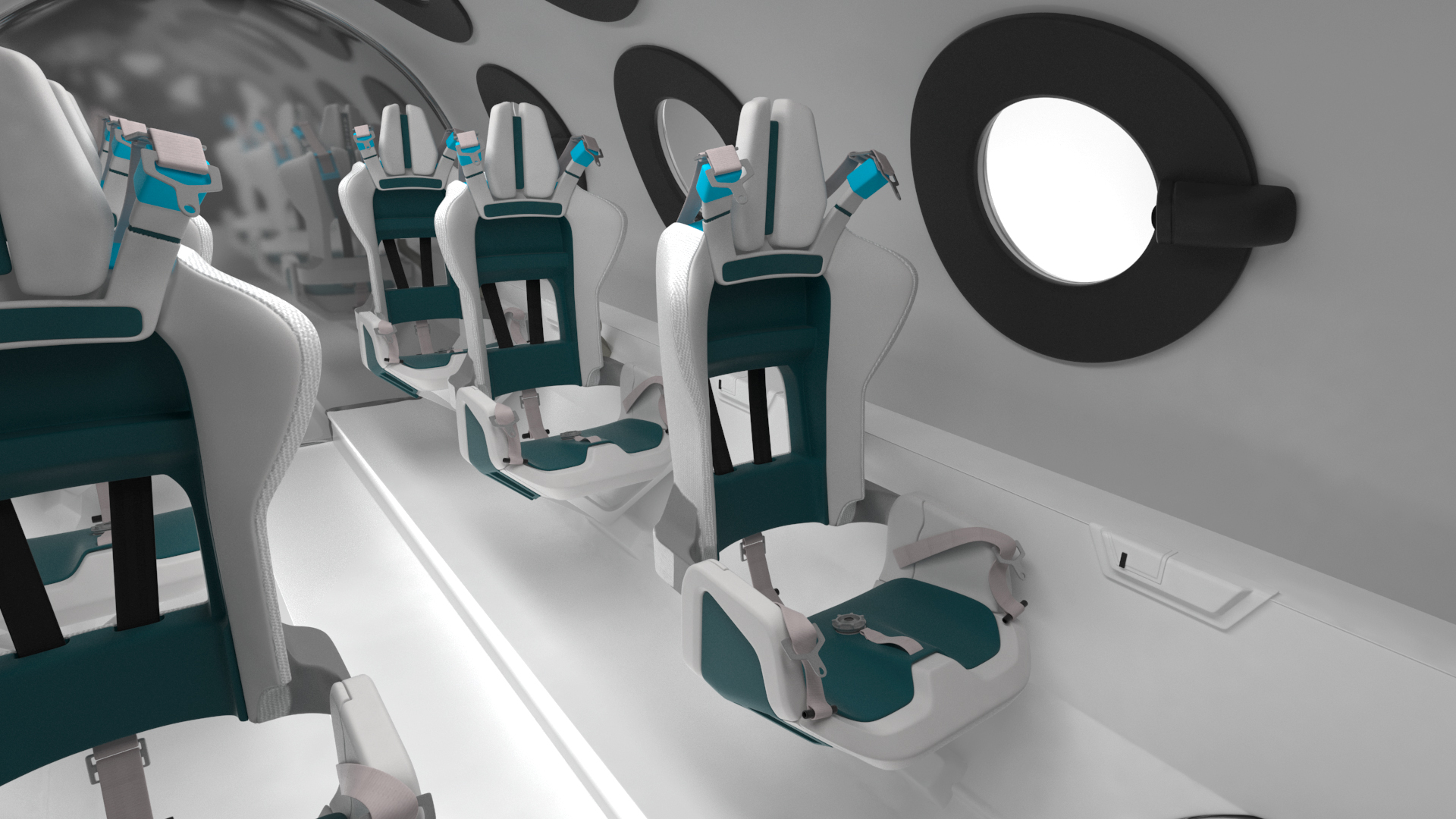 3D VSS Imagine Virgin Galactic SpaceShip III