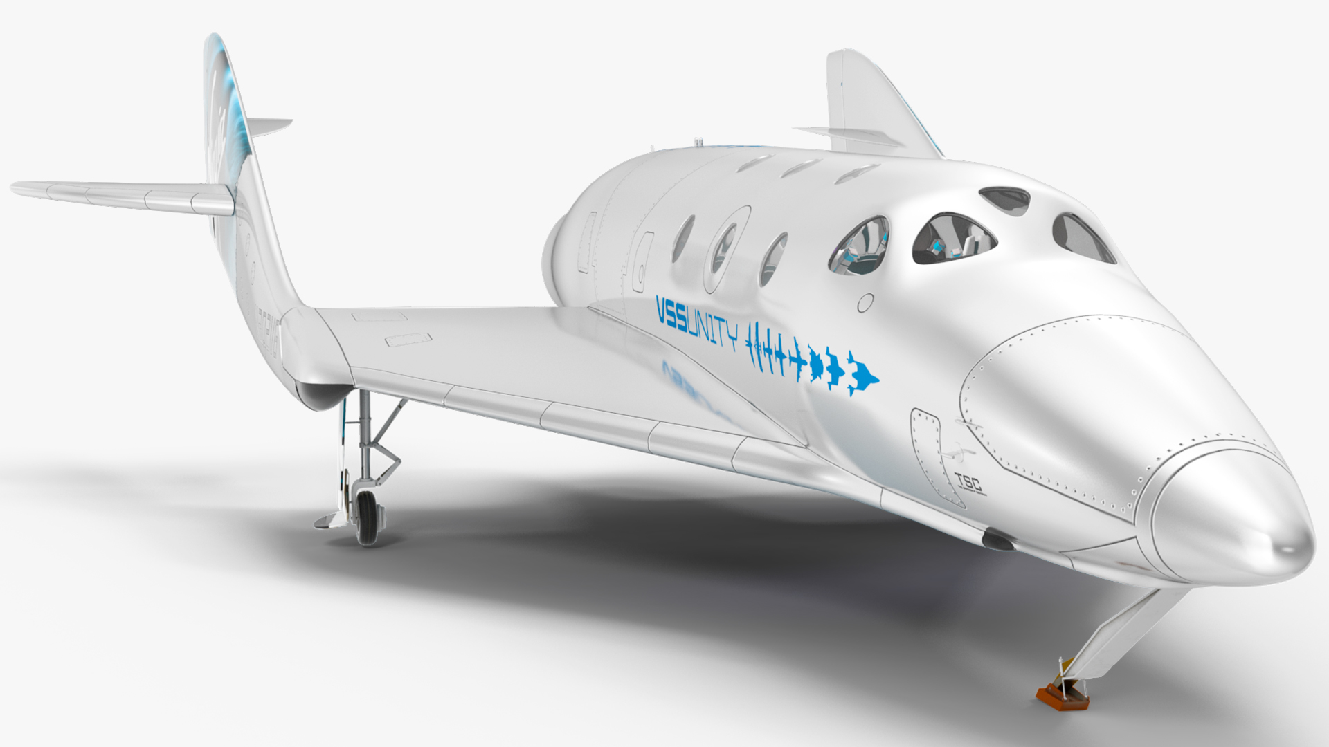3D VSS Imagine Virgin Galactic SpaceShip III