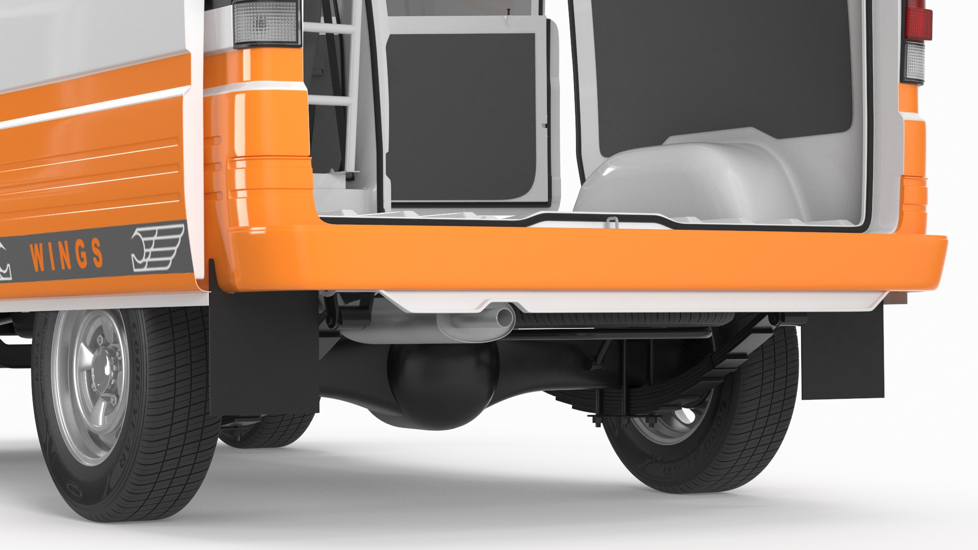 3D Suzuki Super Carry Express Delivery Van Rigged