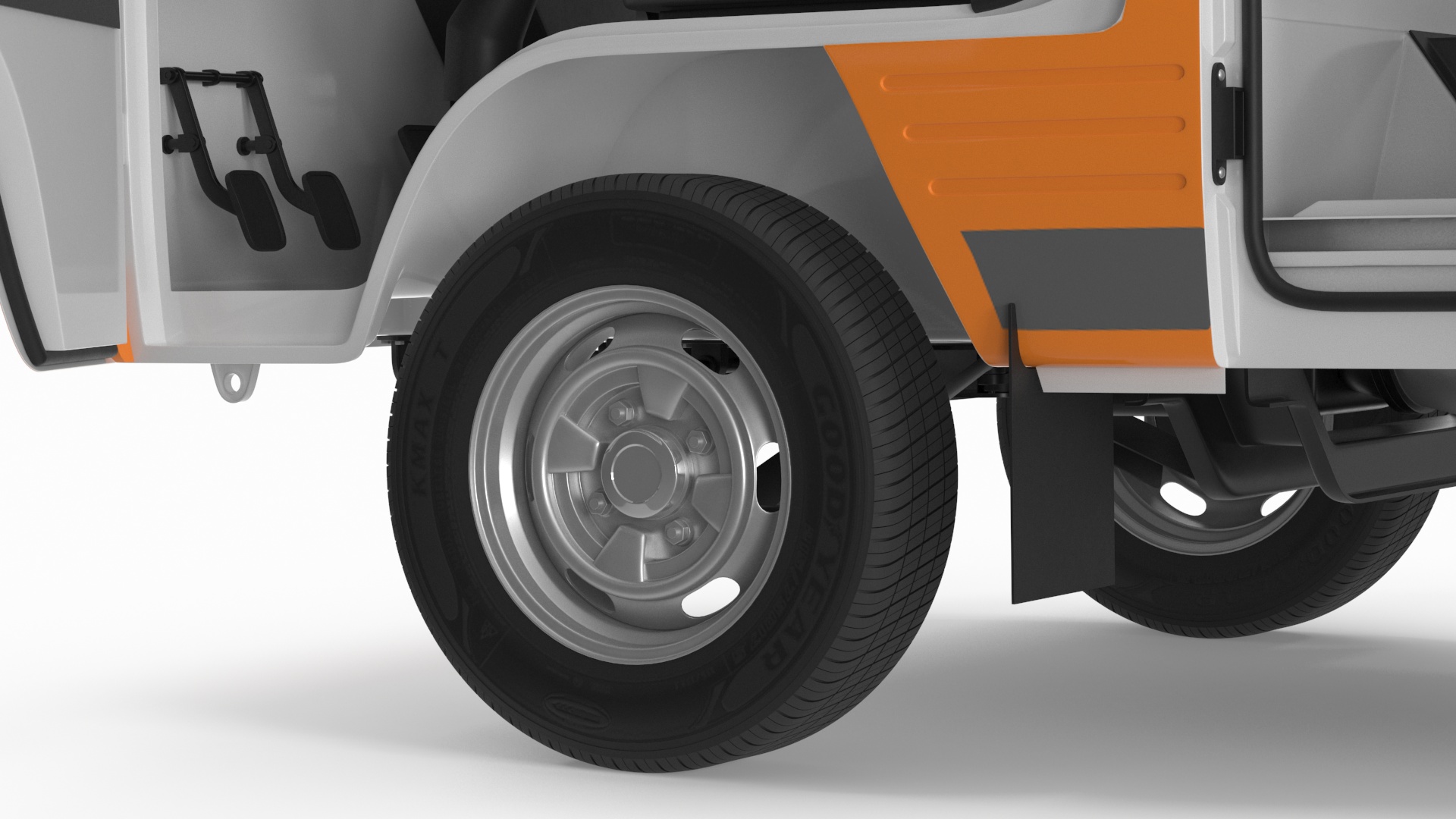 3D Suzuki Super Carry Express Delivery Van Rigged