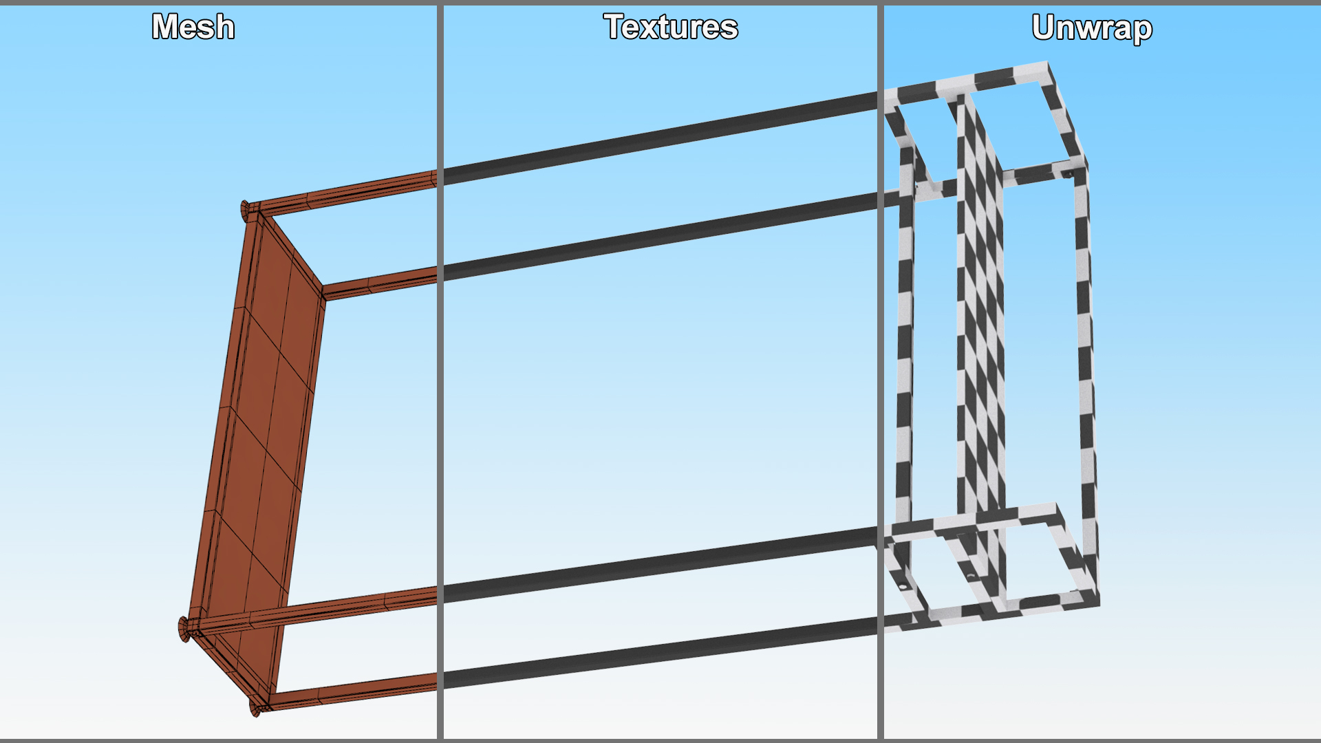 Cloth Rack with Shelf Black 3D