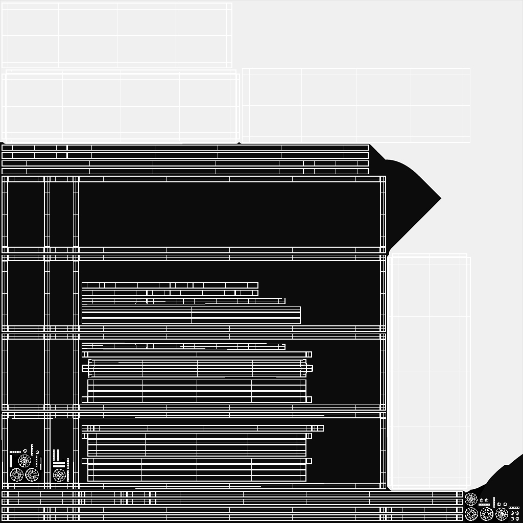 Cloth Rack with Shelf Black 3D