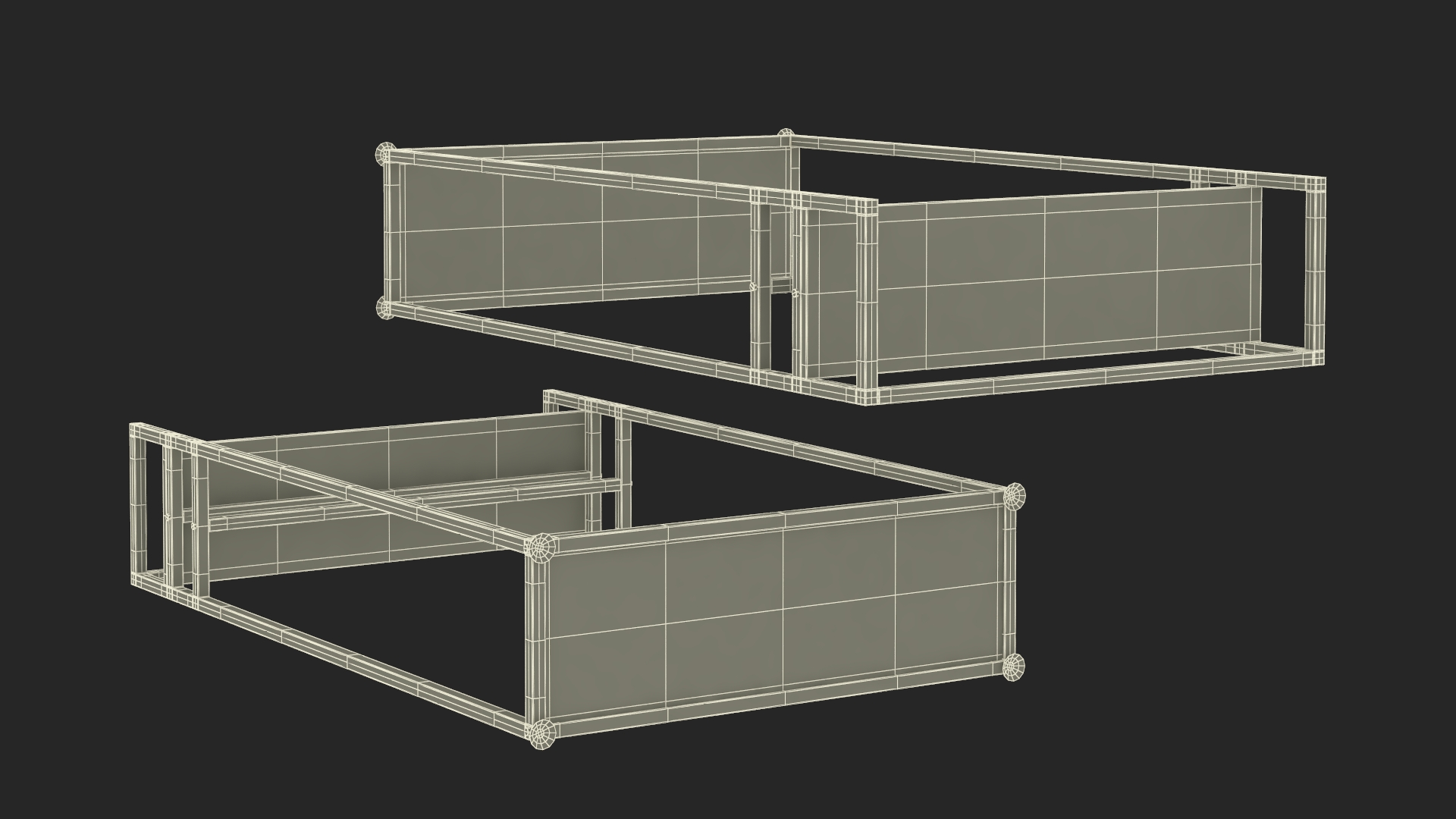 Cloth Rack with Shelf Black 3D