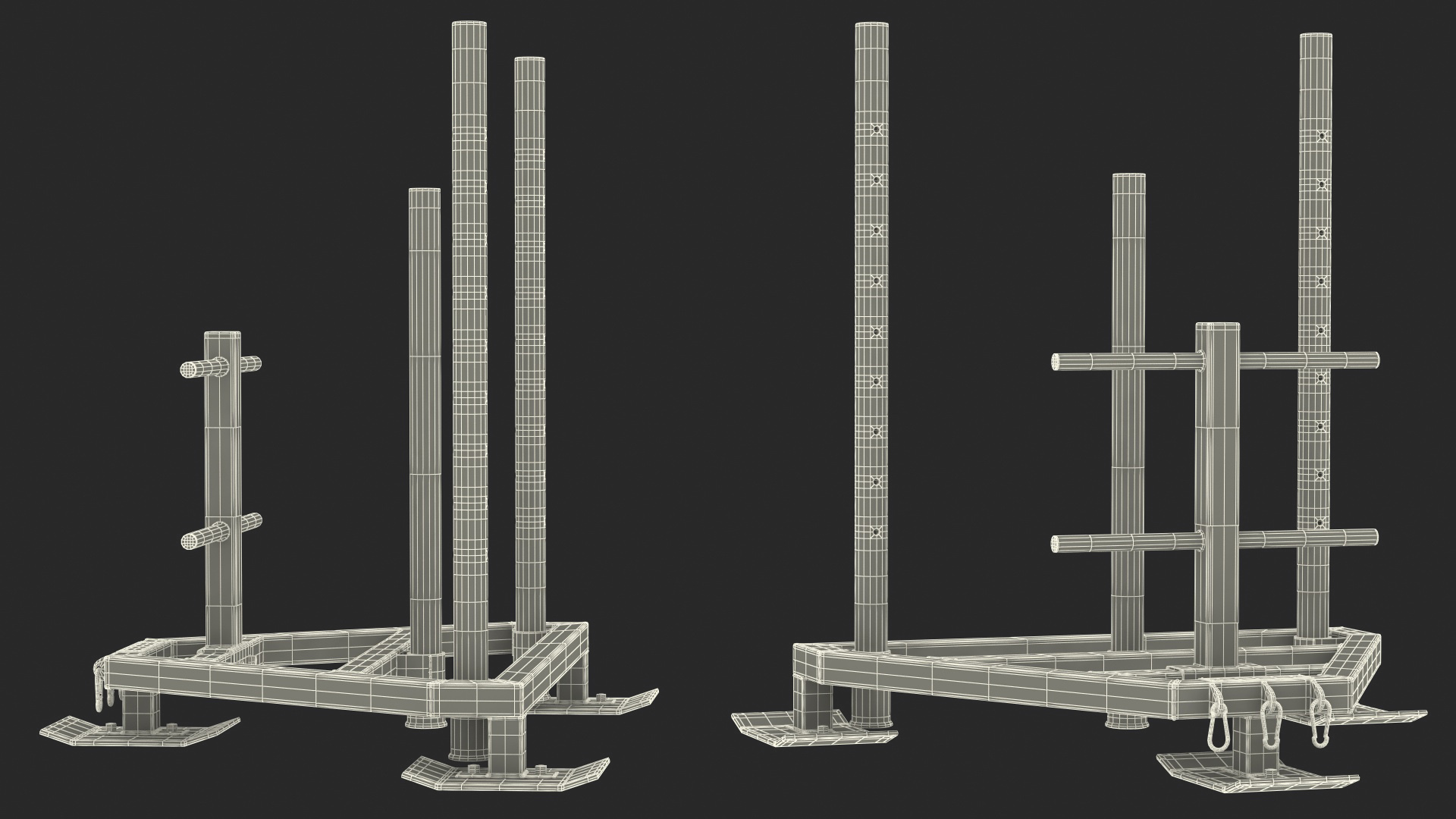 3D model Armortech Heavy Duty 3 Post Prowler Sled