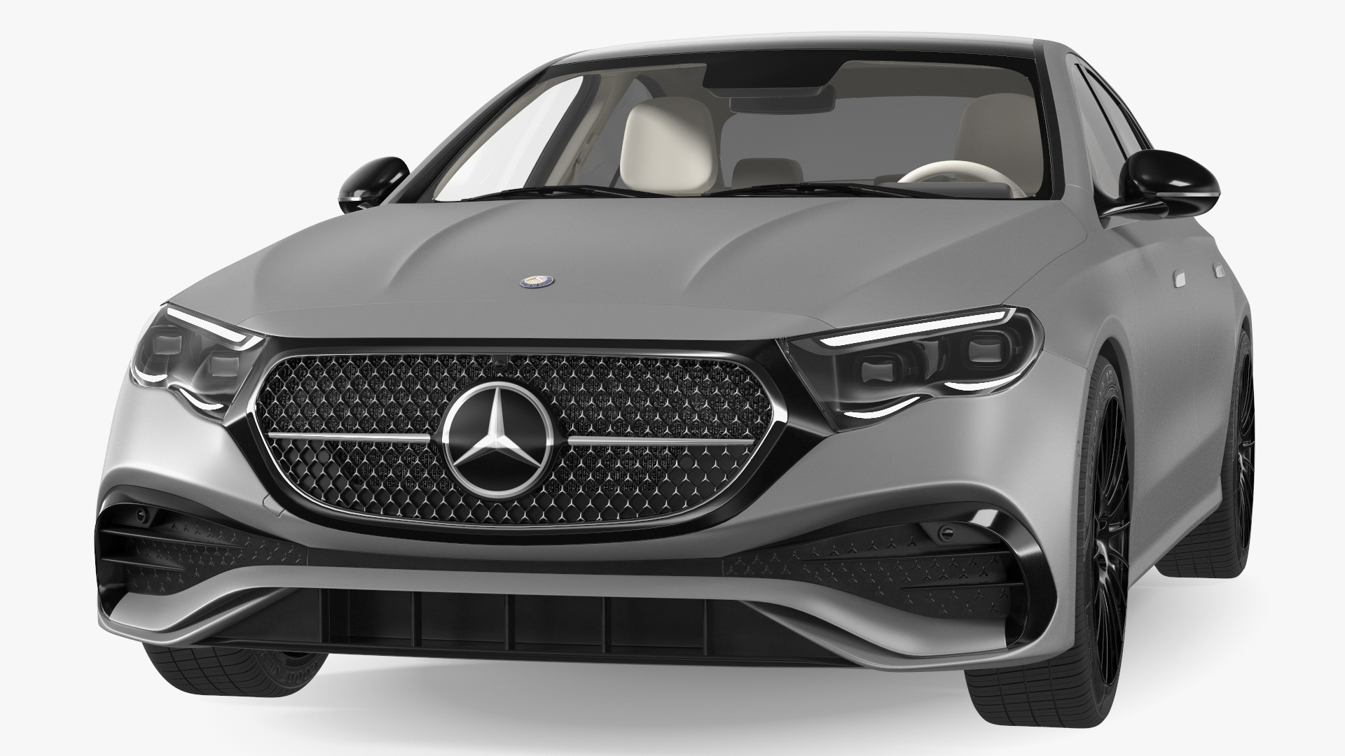 Mercedes E-class Silver Color 3D model