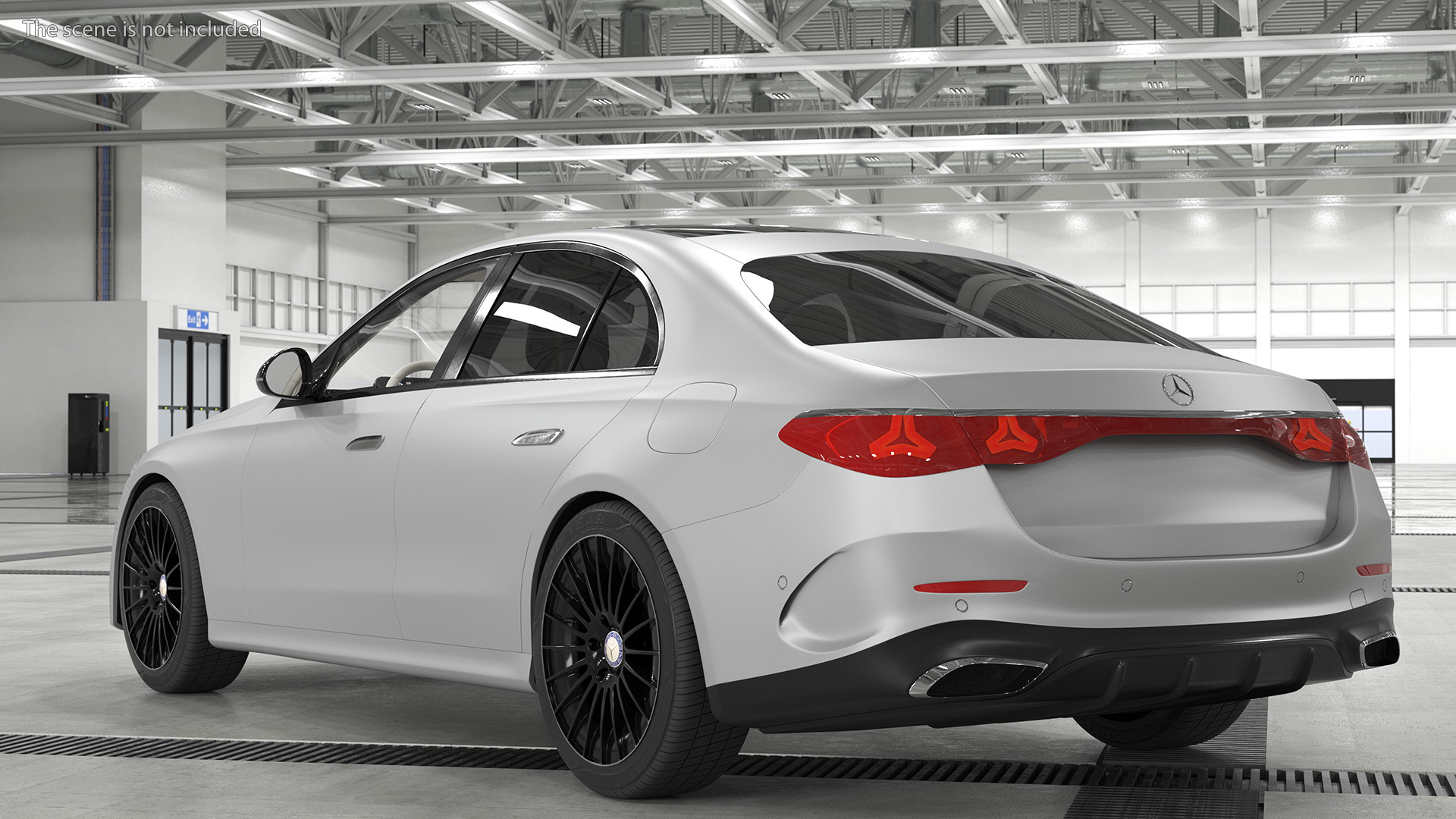 Mercedes E-class Silver Color 3D model