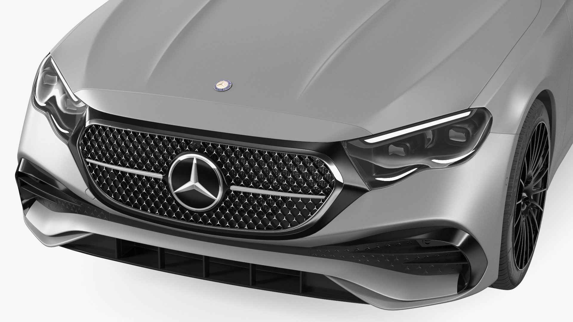 Mercedes E-class Silver Color 3D model