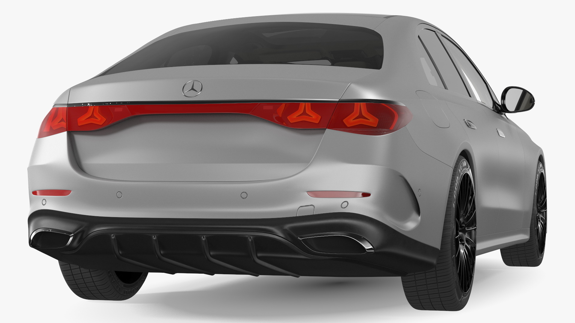 Mercedes E-class Silver Color 3D model